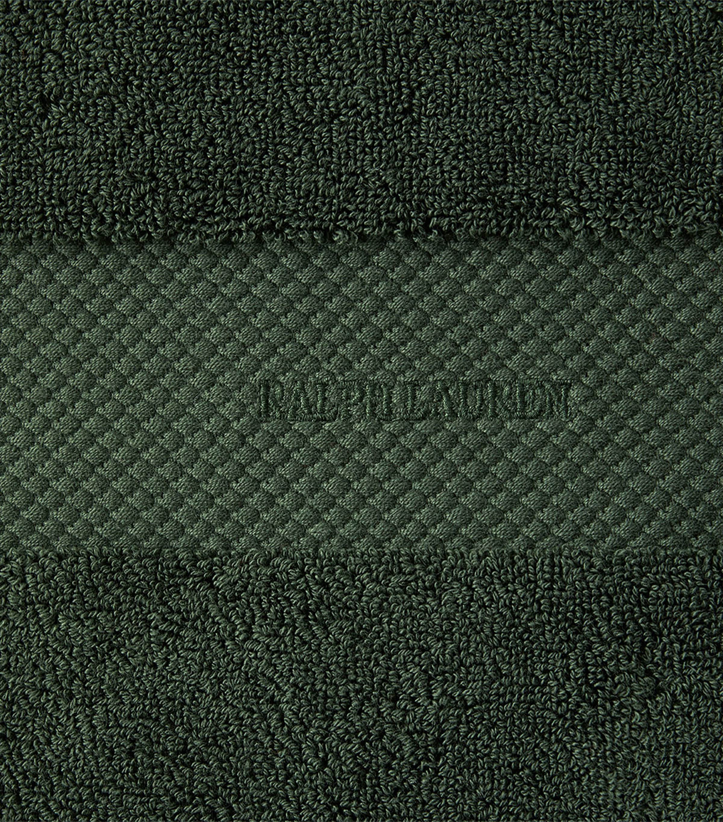 Ralph Lauren Home Avenue Hand Towel (50cm x 100cm) Pine Image 2