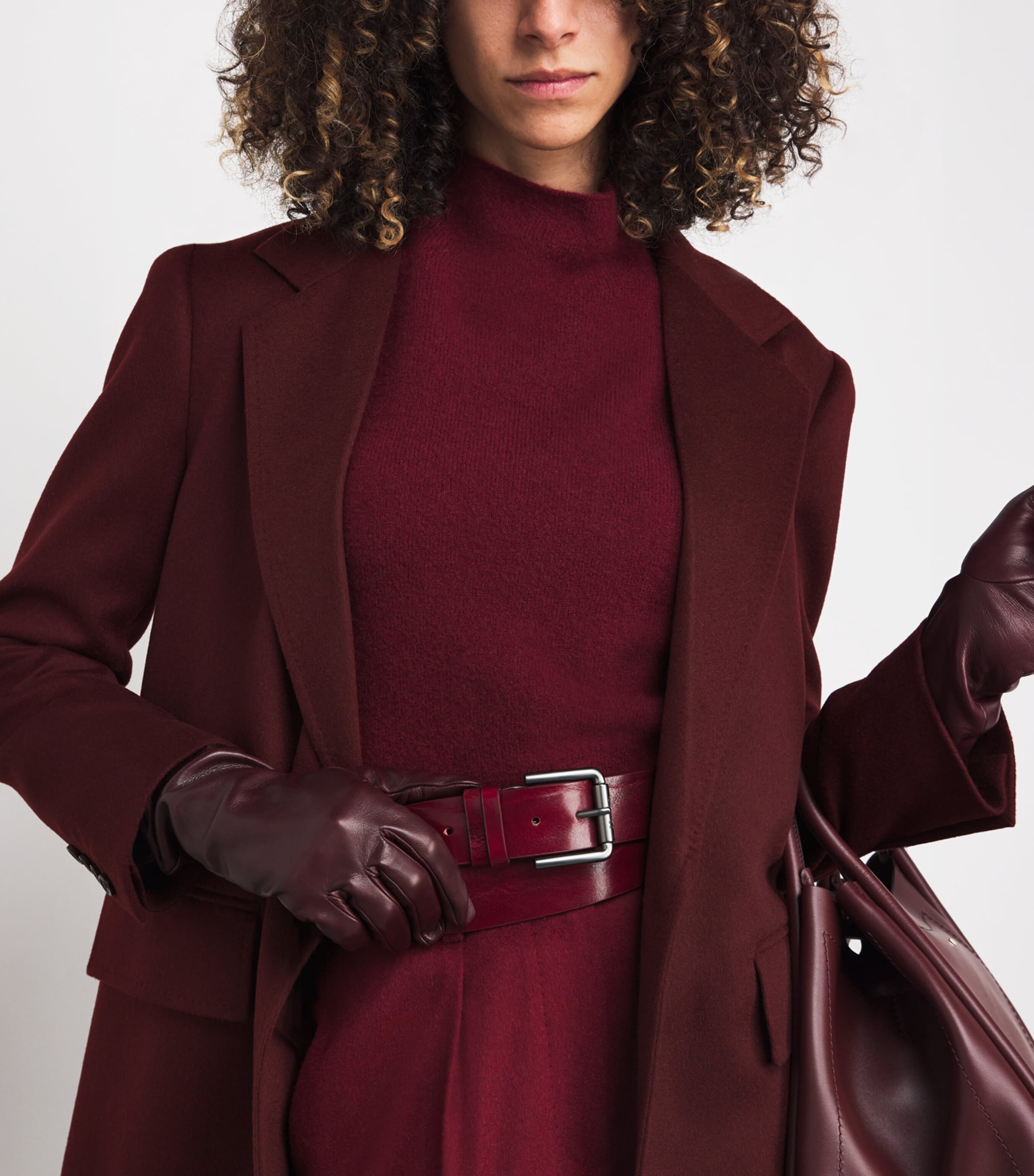 Camelwool Single-Breasted Blazer CHERRY Image 6