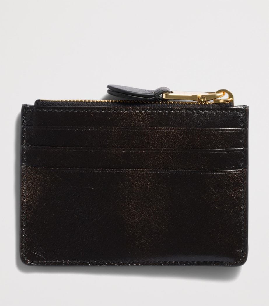Nappa Leather Zipped Card Holder F0201 Image 2