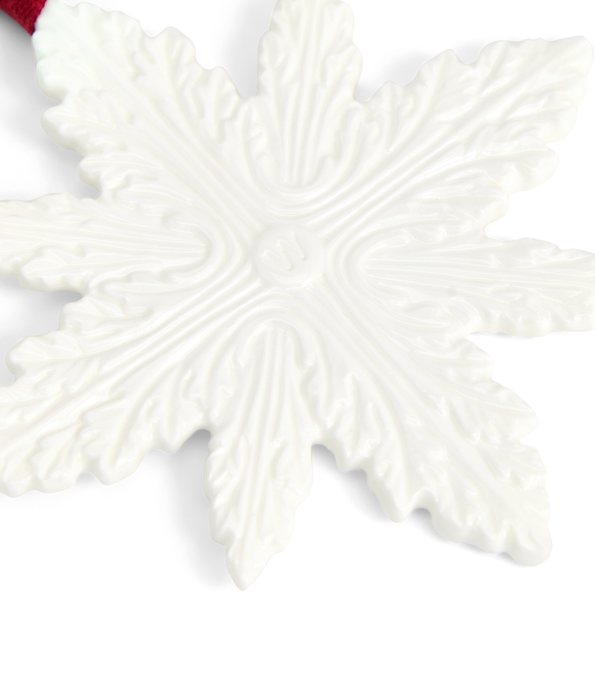 Wedgwood Fine Bone China Snowflake Tree Decoration White Image 4