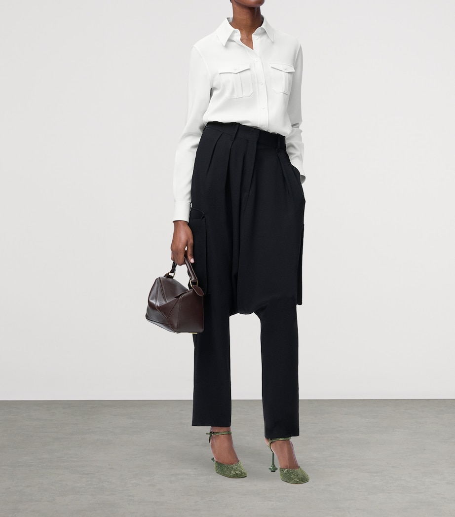 Pocket-Detail Shirt WHITE Image 2