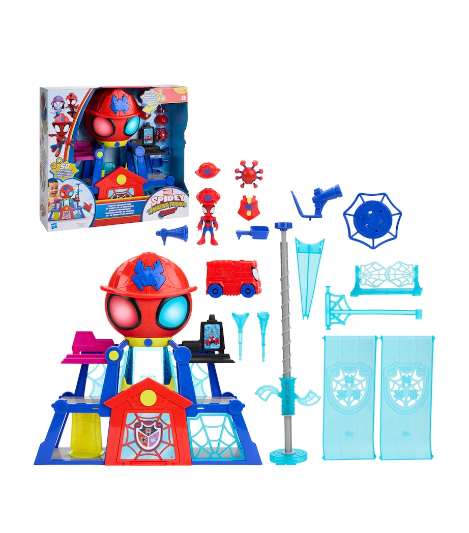 Marvel Spidey and his Amazing Friends Rescue-Webs Web-Quarters Playset Image 2