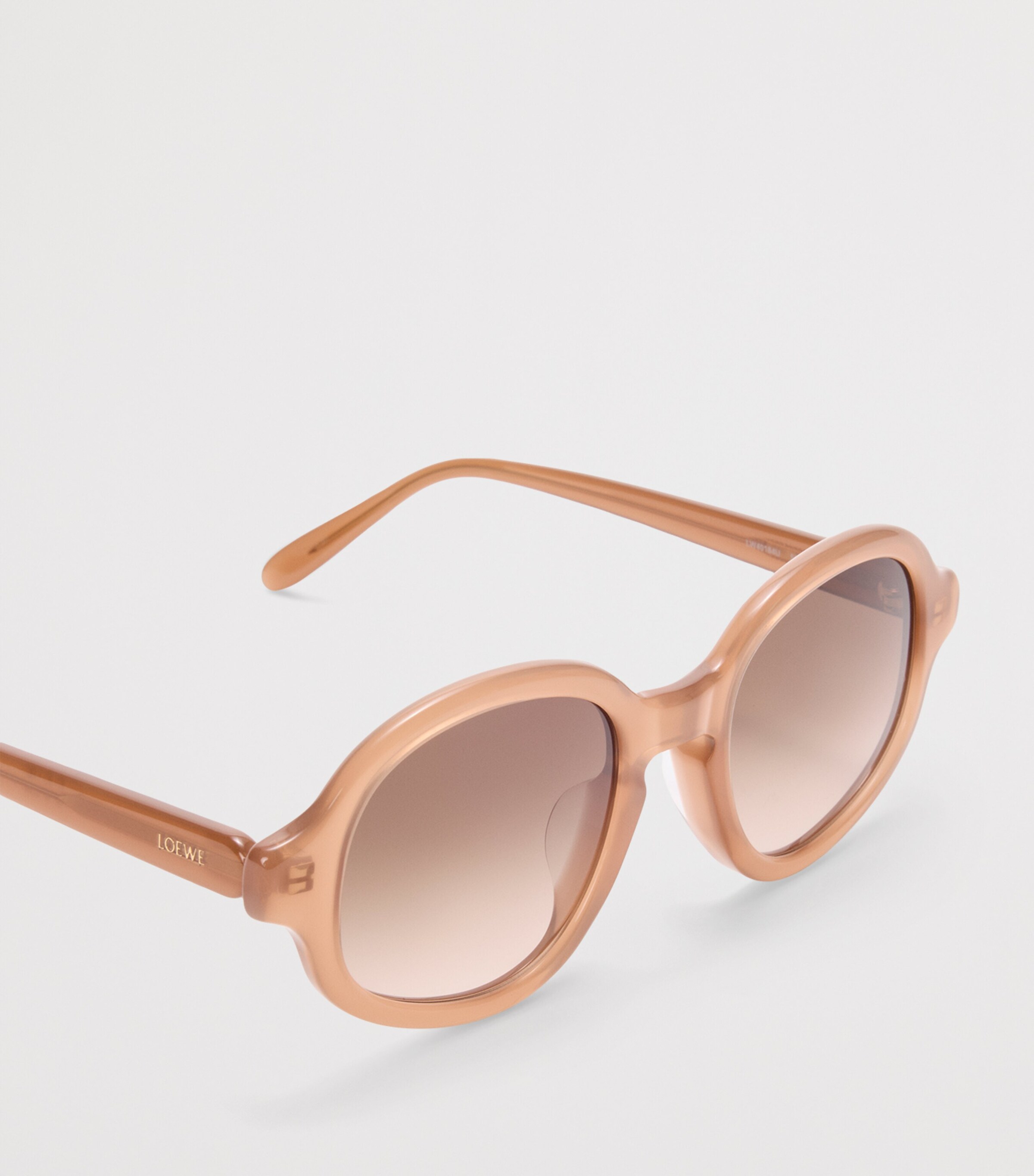 LOEWE Delta Slim Sunglasses Milky Caramel Image 4