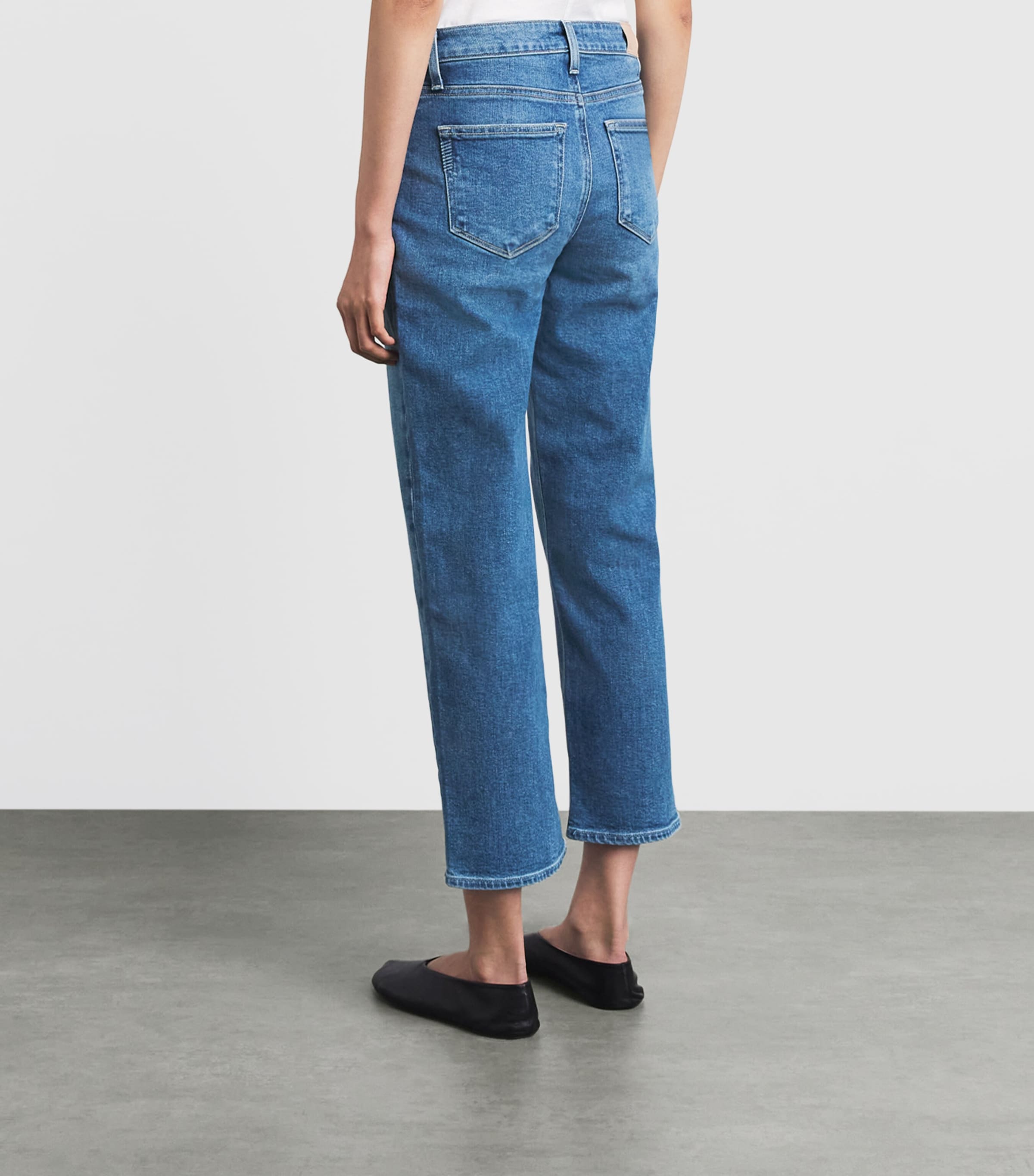 PAIGE Womens Mason Ankle Mid-Rise Straight Jeans Eames Image 5