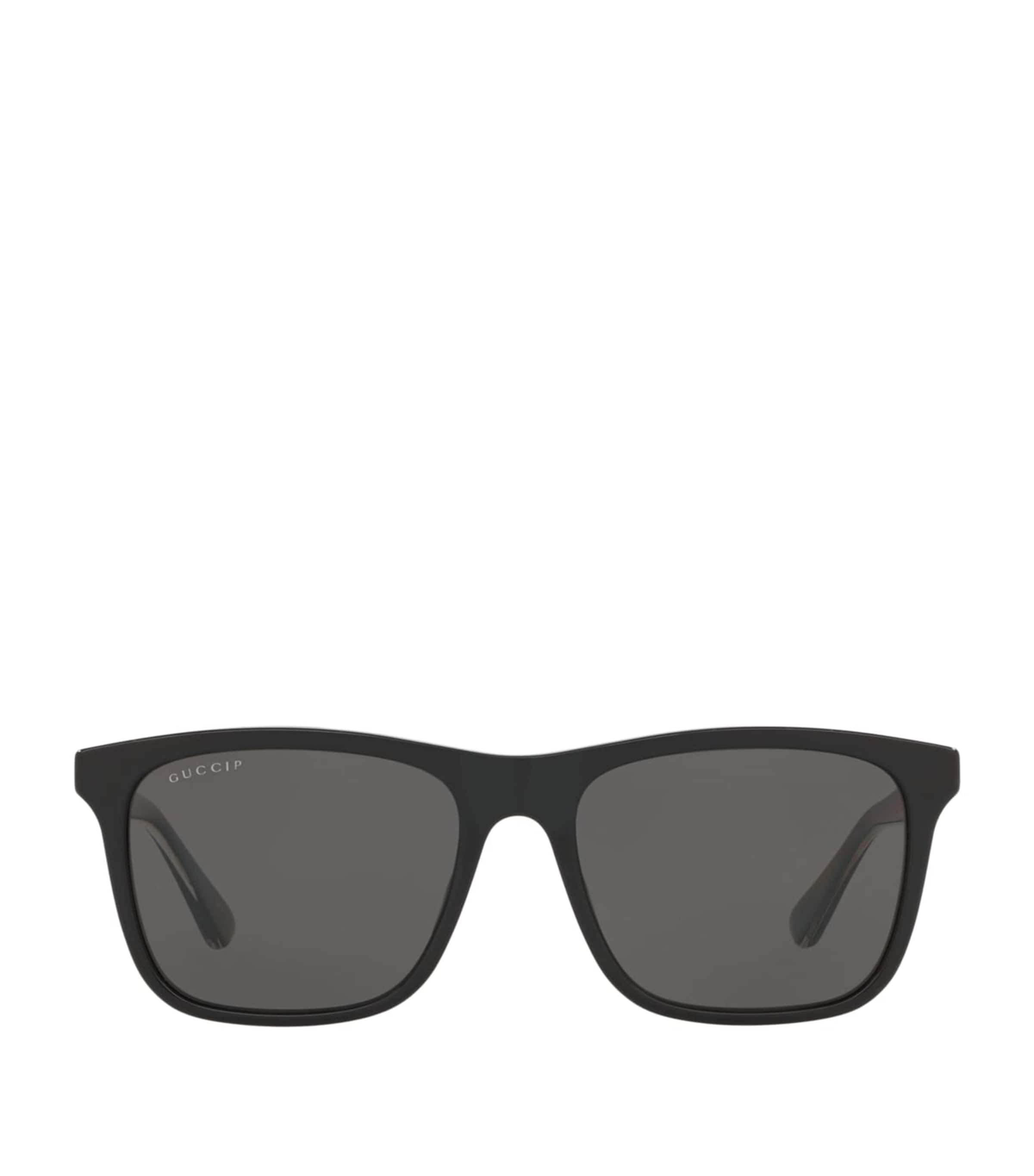 Gucci Gg0381sn M 007 Wayfarer Polarized Sunglasses In Grey Polar