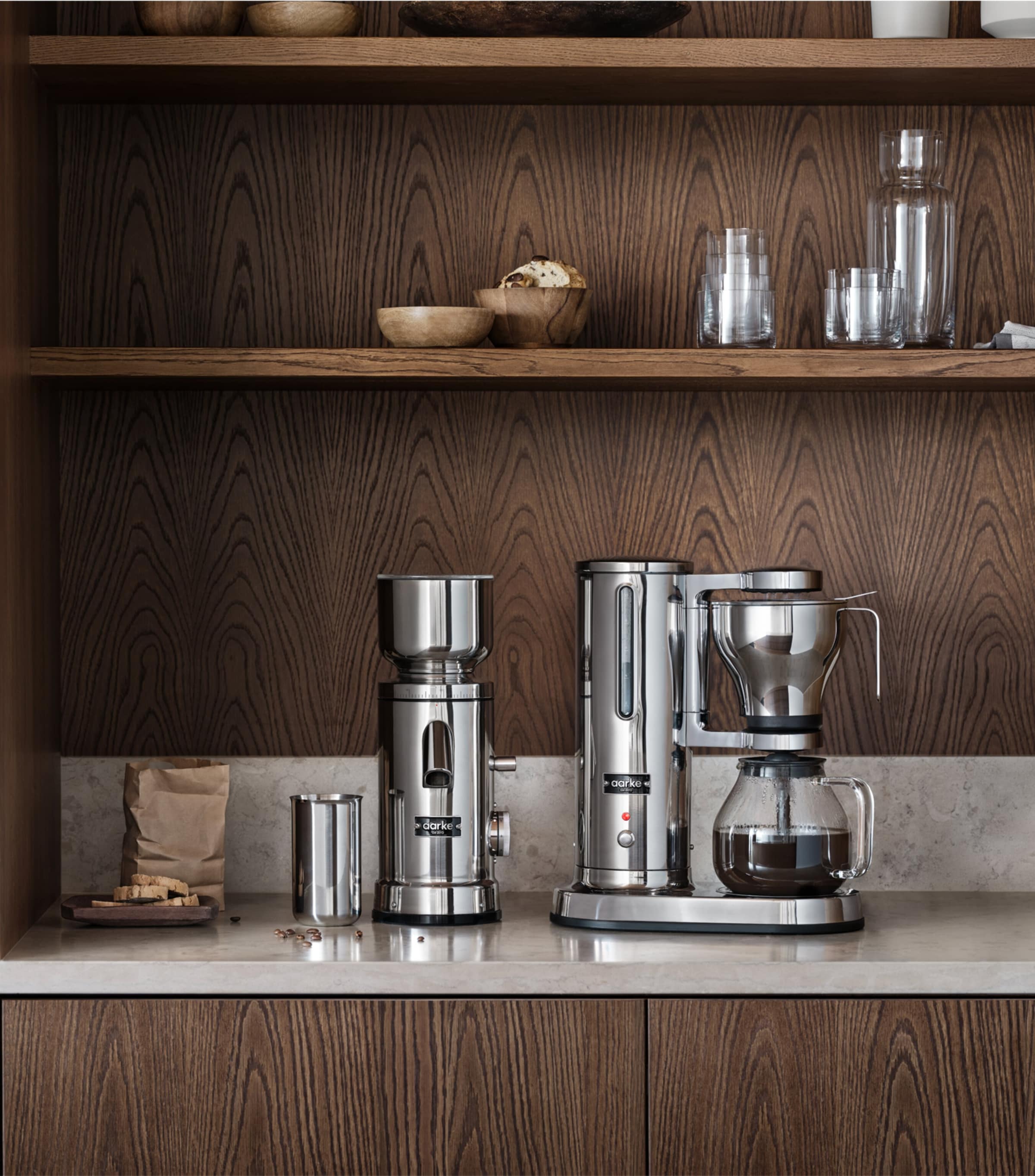 Stainless Steel Electric Drip Coffee Brewer STEEL Image 2