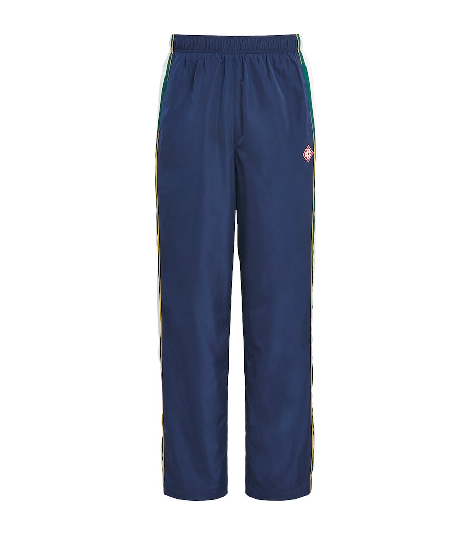 Casablanca Mens Logo Track Pants Nav/grn/wht/ylw Image 1