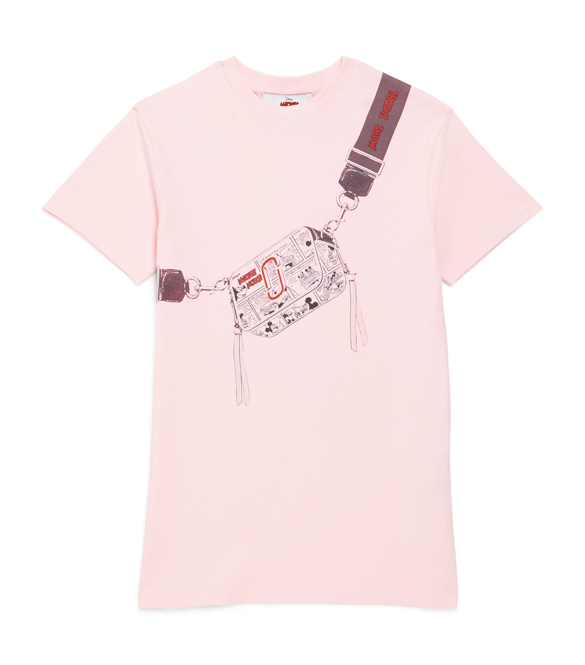 Marc Jacobs X Disney Graphic-print T-shirt Dress In Pink