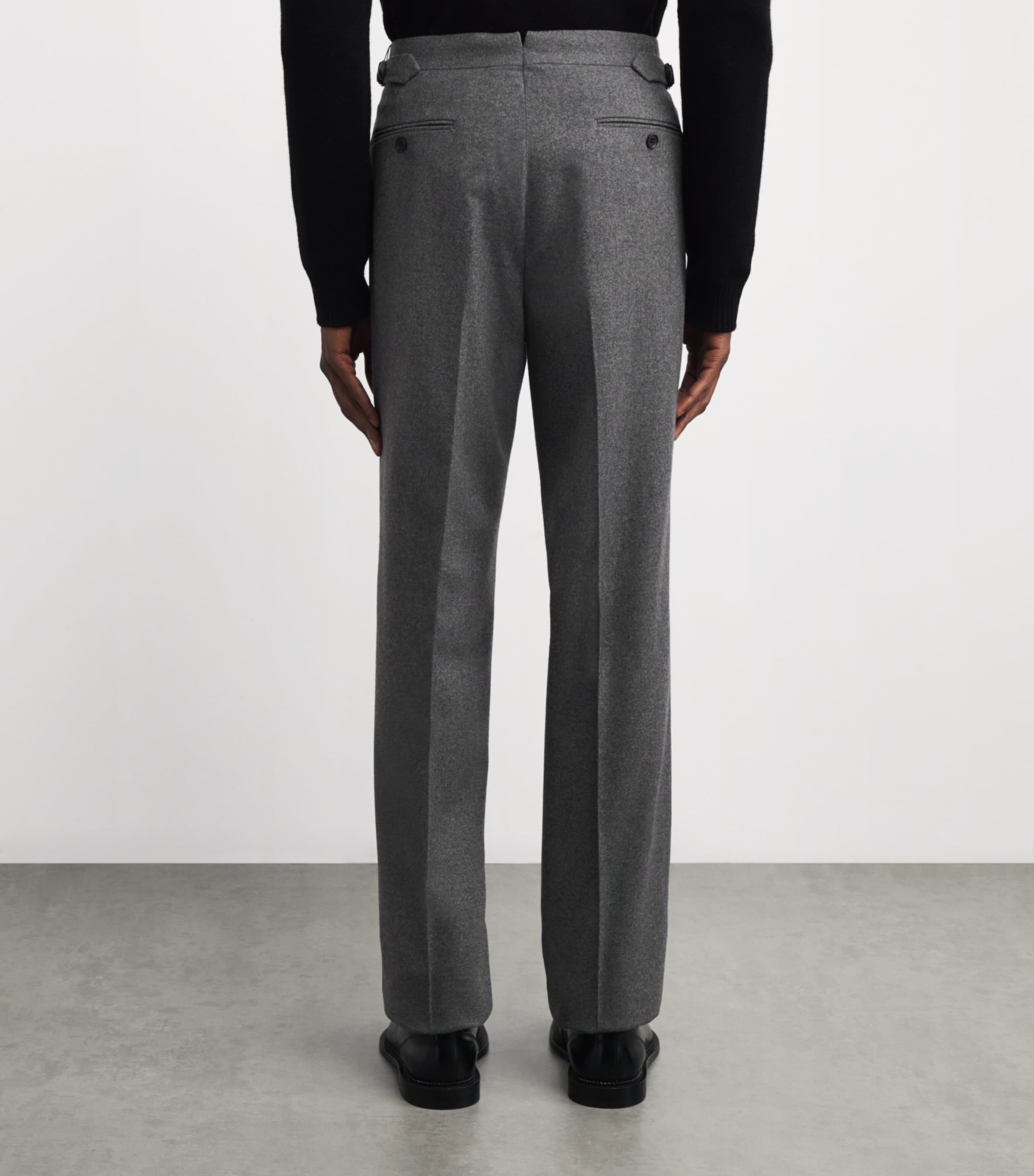 Wool Trousers MEDIUM GREY Image 4
