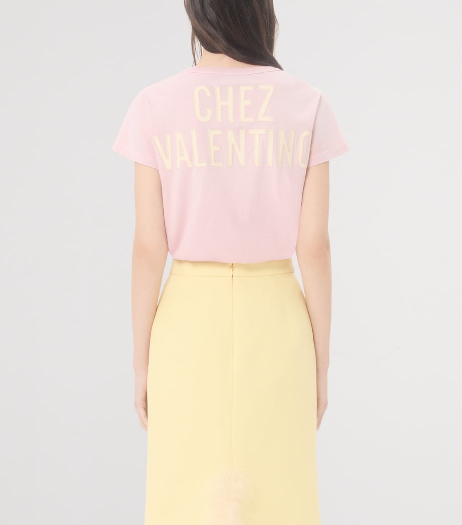 Valentino Womens Cotton Printed T-Shirt Image 4