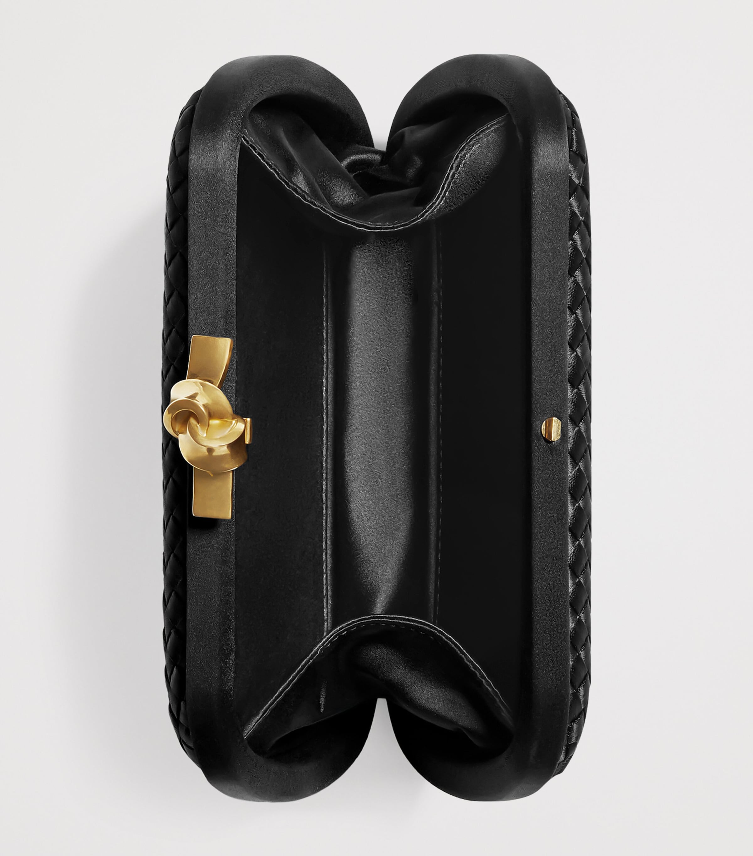 Bottega Veneta Satin Knot Minaudiere Clutch Bag Image 6