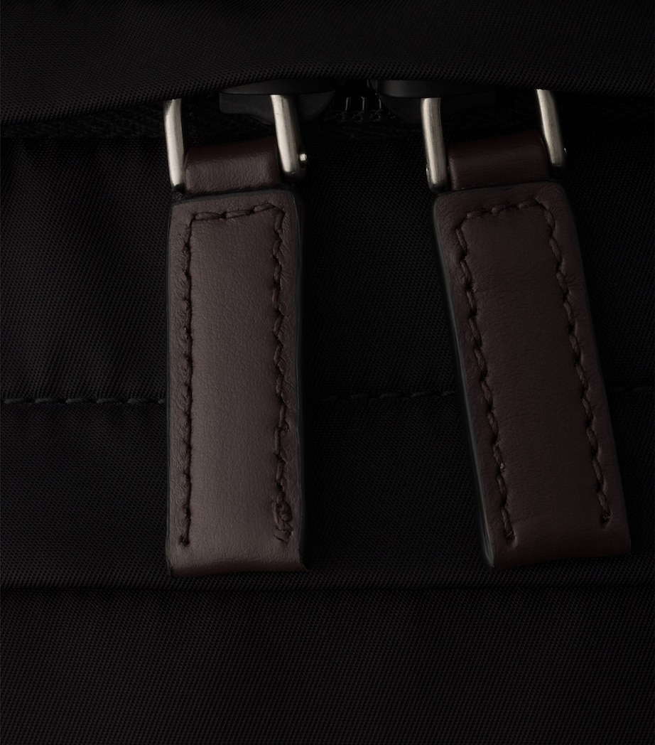Prada Re-Nylon and Leather Drawstring Backpack Image 7