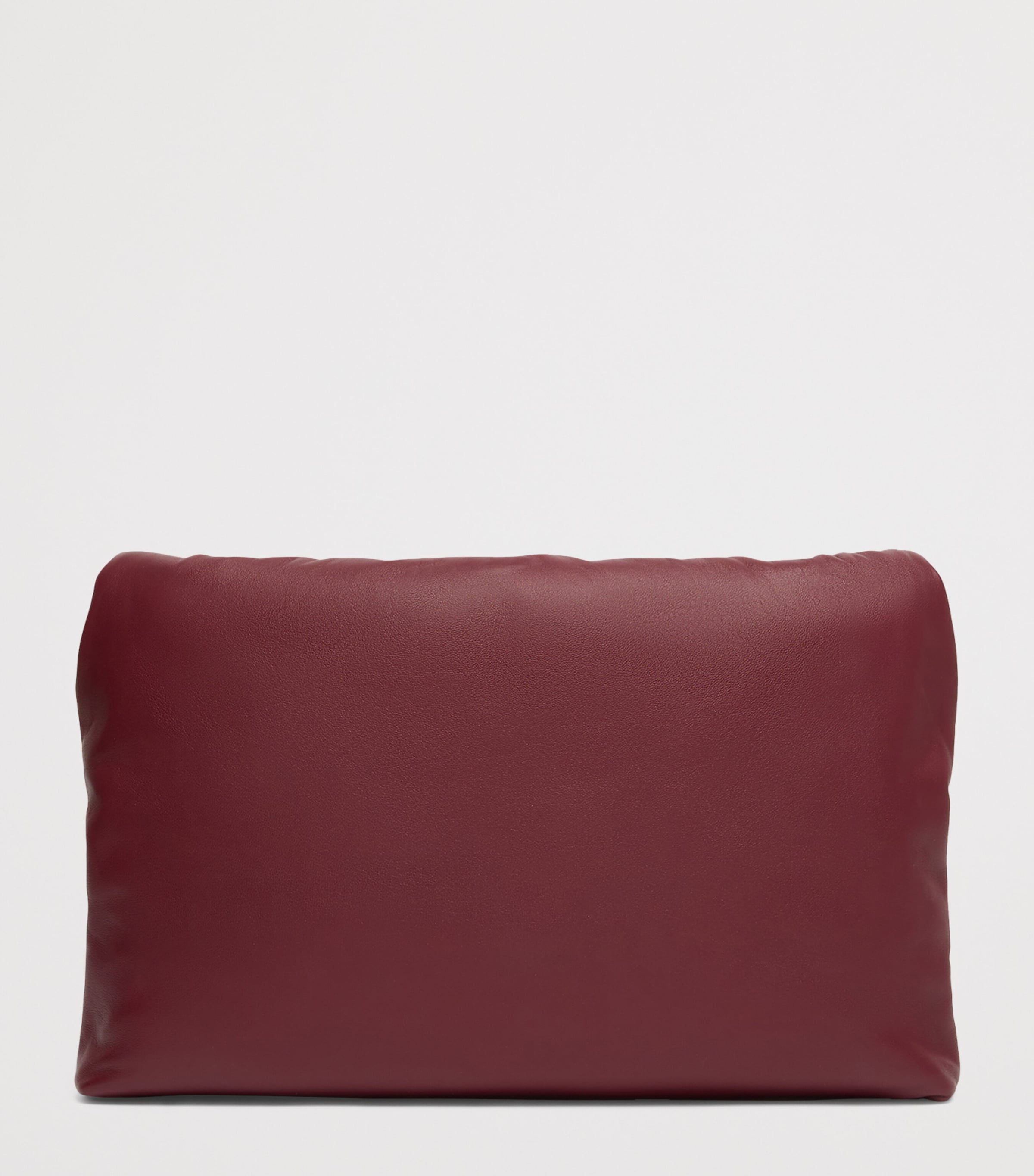 Weekend Max Mara Leather Pasticcino Clutch Bag Ruby Image 4