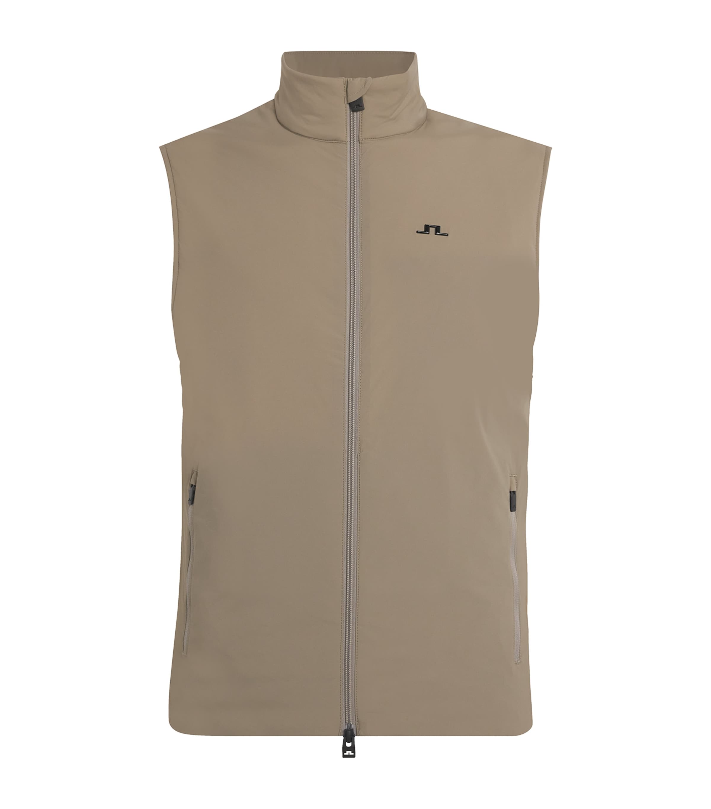 J Lindeberg Mens Timor Hybrid Gilet Brindle Image 1