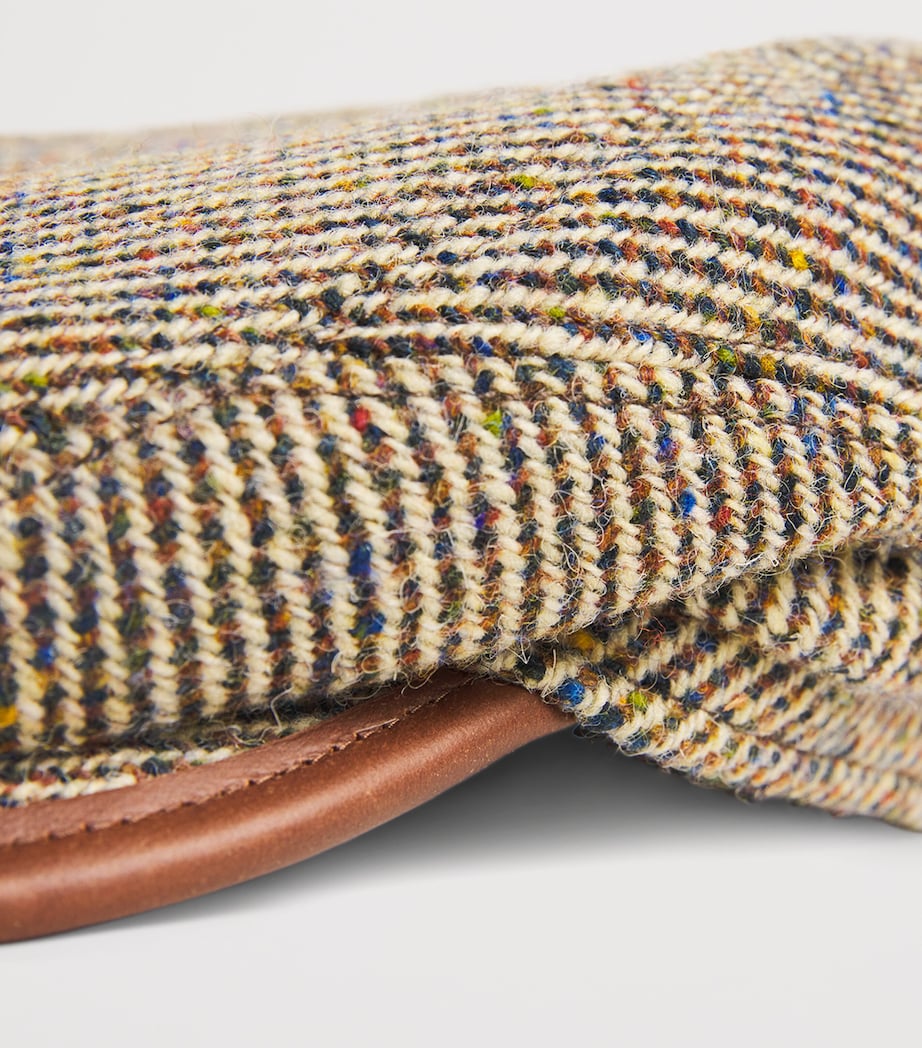 Wool-Blend Tweed Driver Cap 7 - BEIGE Image 3