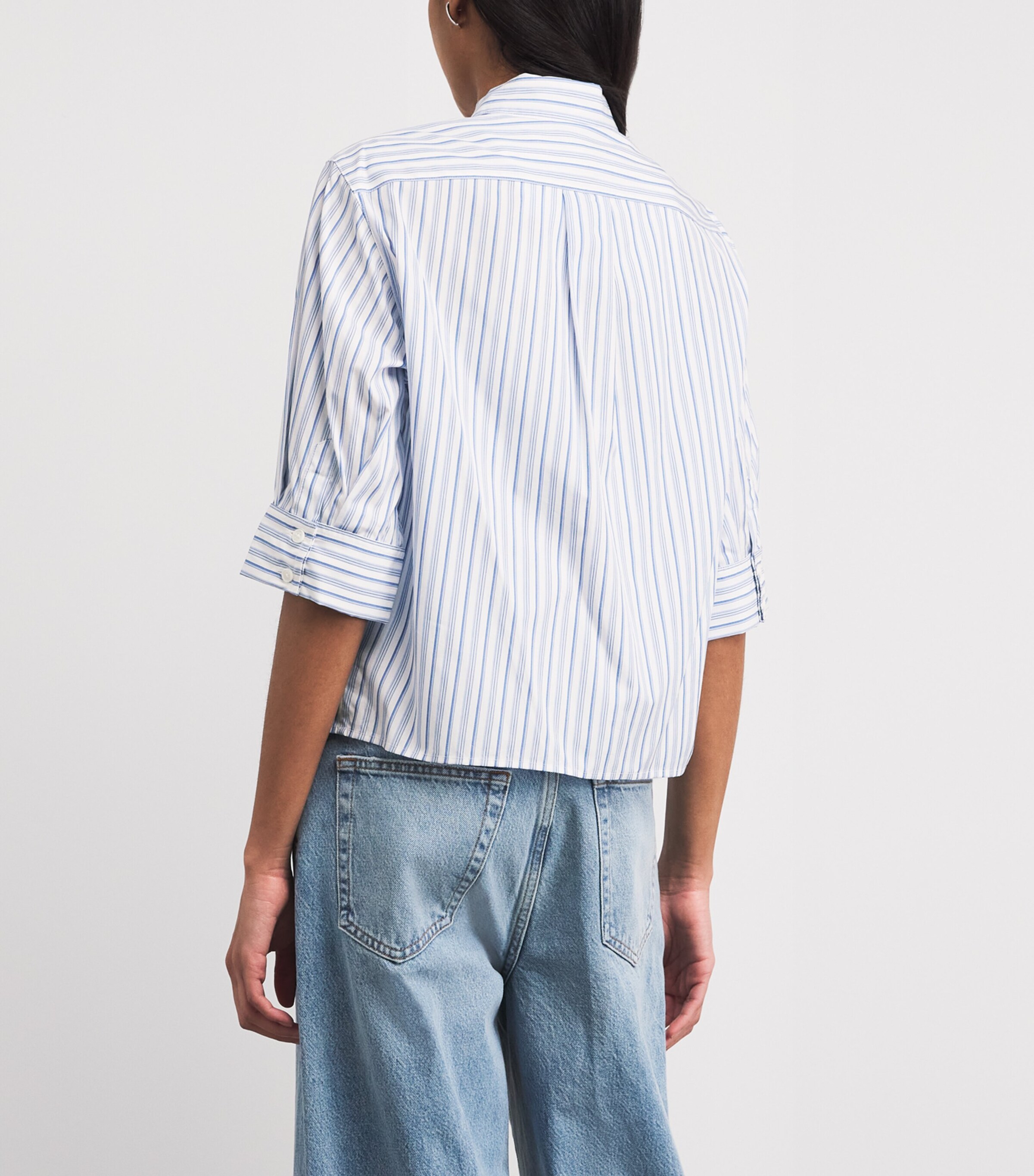Rag & Bone Womens Cotton Poplin Stripe Lucia Shirt Bbybs Image 5