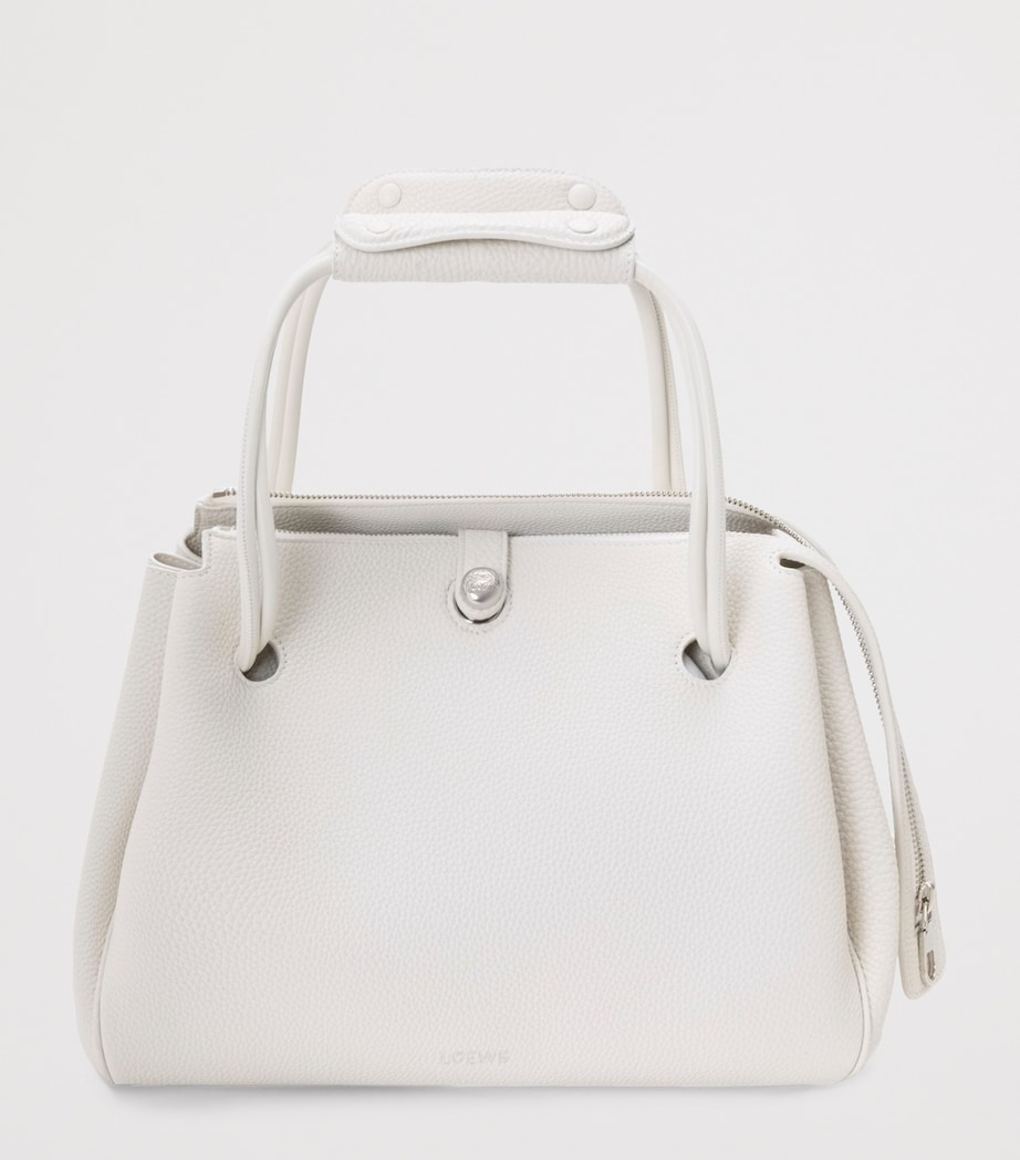 Medium Calfskin Madrid Shoulder Bag SOFT WHITE Image 6