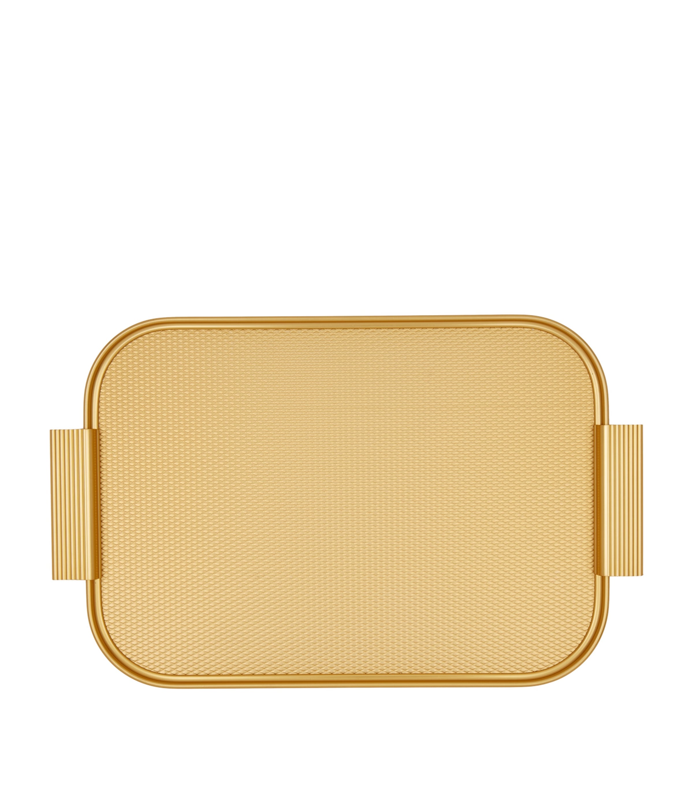 Ribbed Serving Tray (35.5cm) GOLD Image 2
