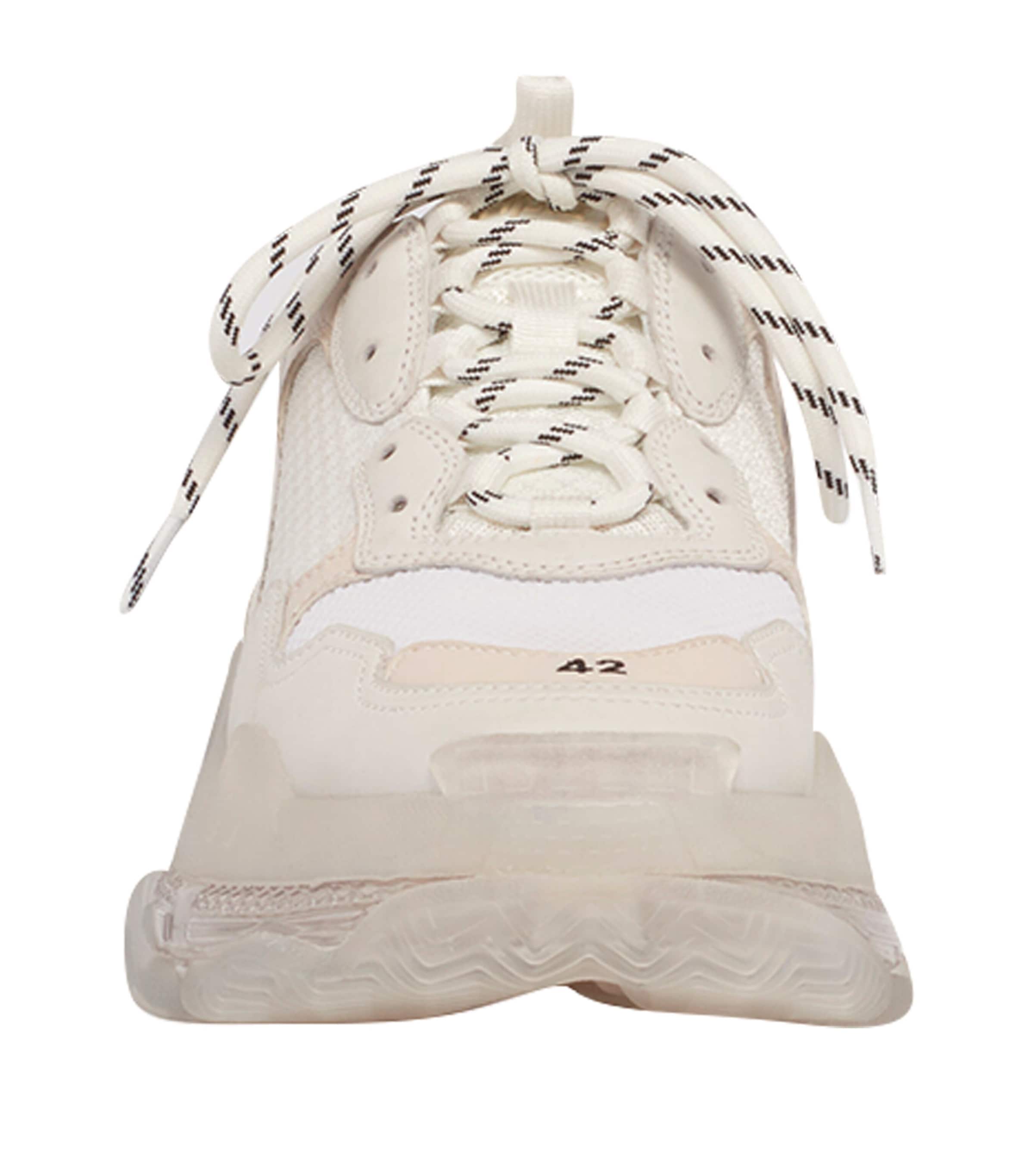 Balenciaga White Triple S Sneakers | Harrods UK