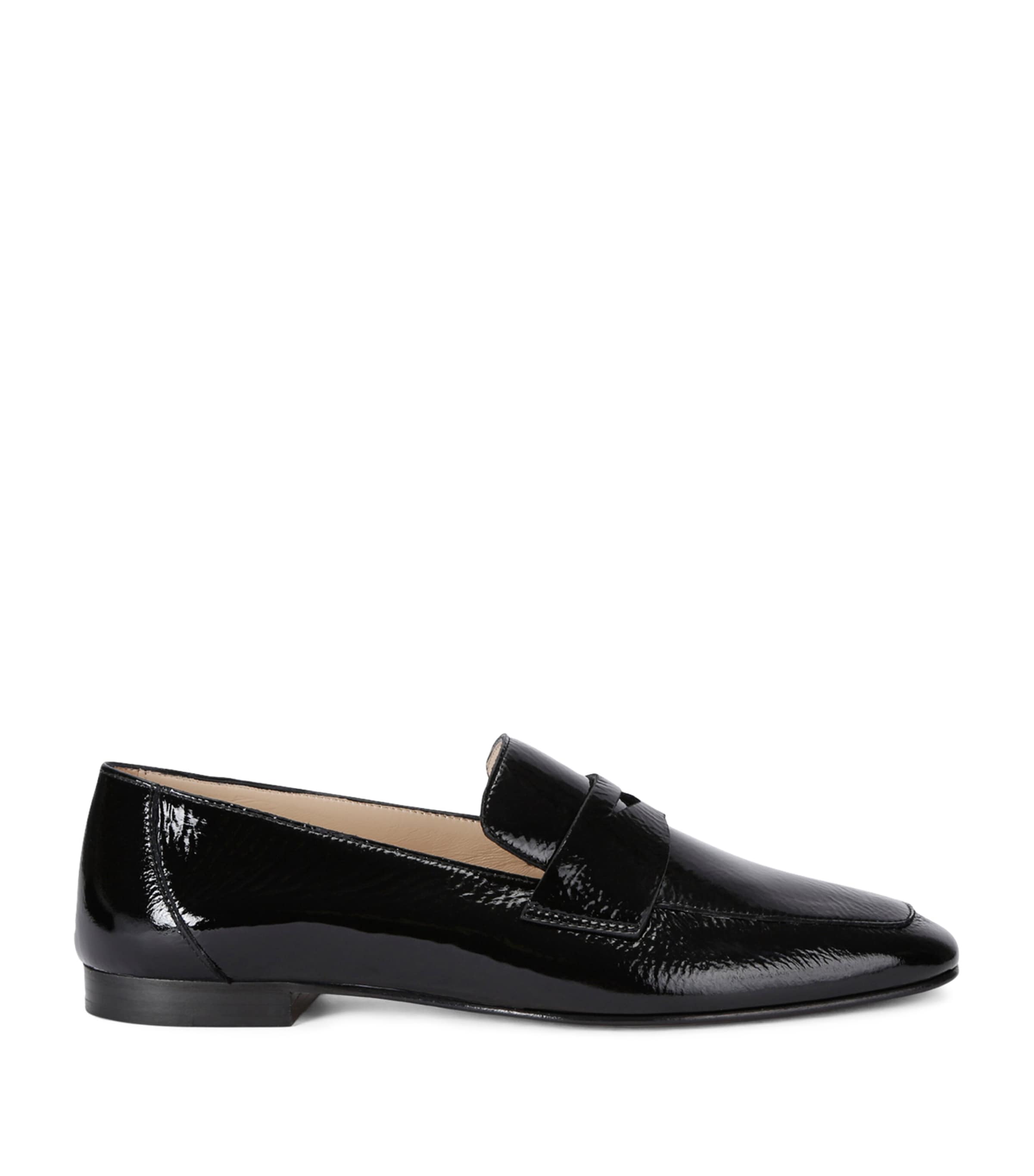 Shop Le Monde Beryl Patent Leather Loafers In Black