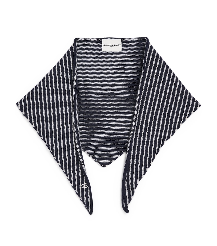 Cashmere Stripe Scarf DUAL-COLOR Image 1
