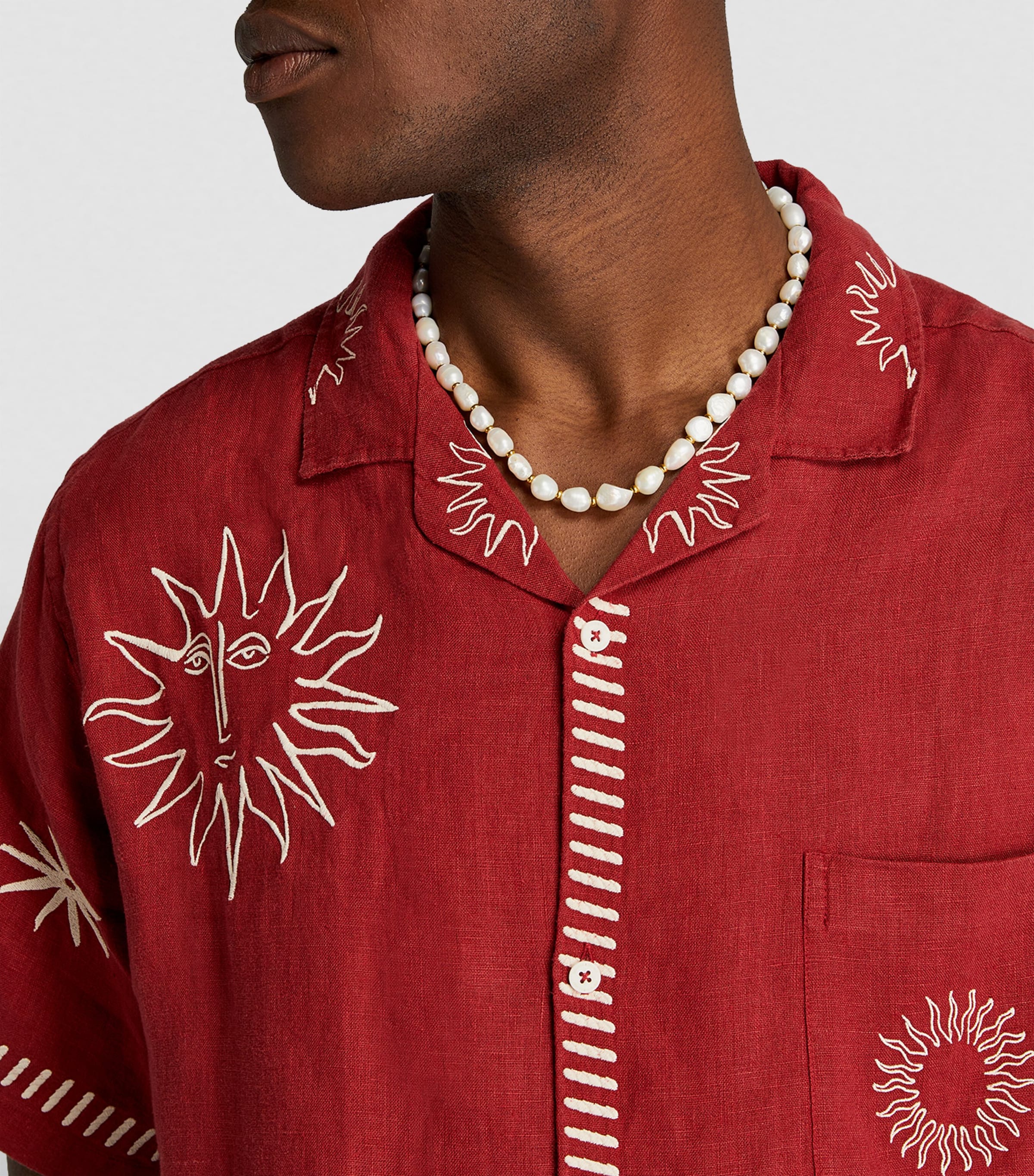 Baroque Pearl Necklace GOLD Image 5