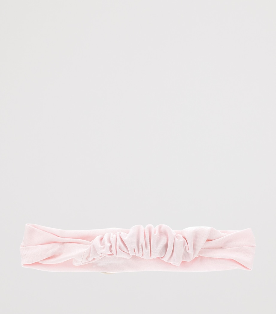 Rose-Detail Elasticated Headband ROSA CHIARO Image 2