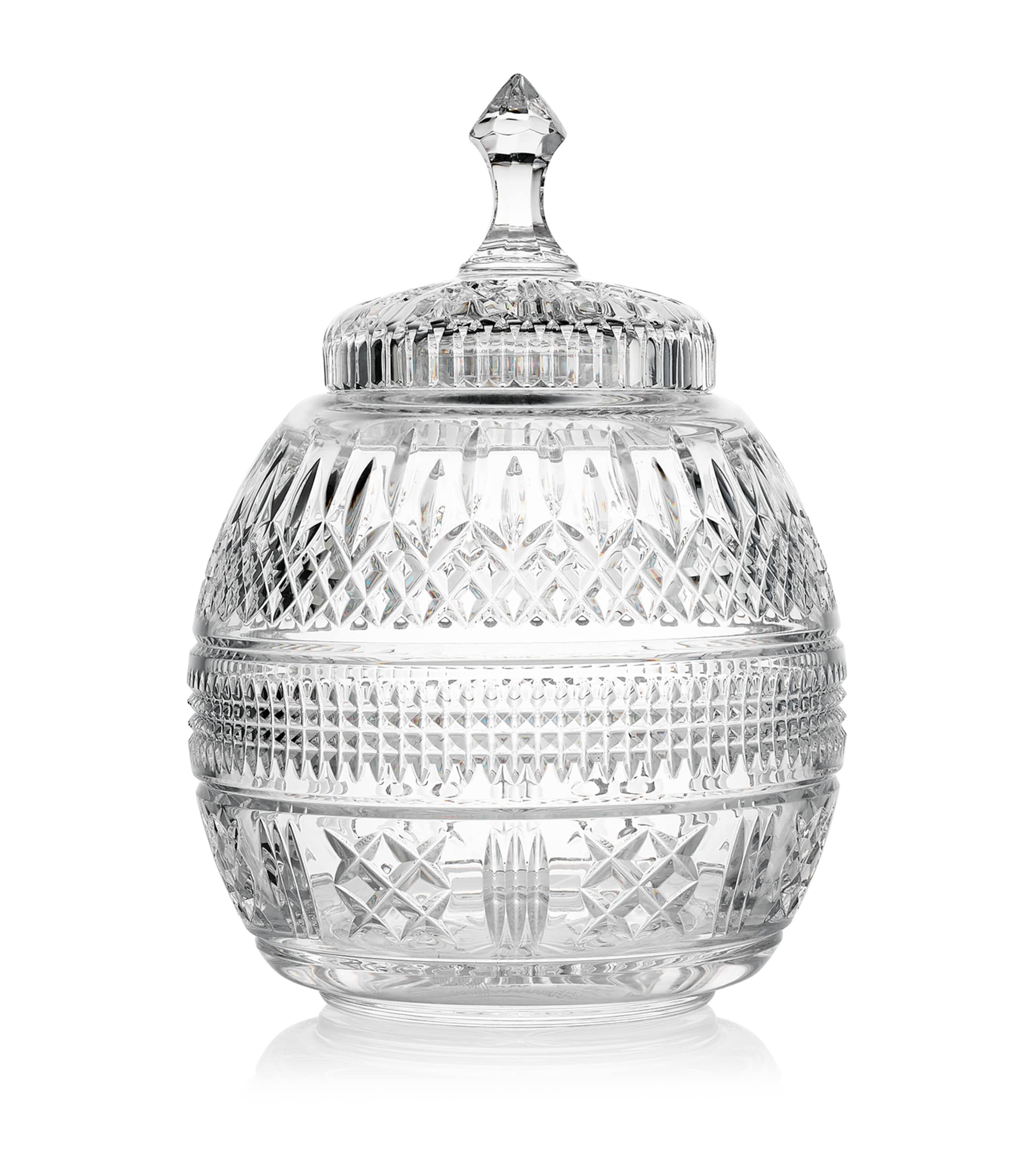 Crystal Mastercraft Cookie Jar CLEAR Image 3