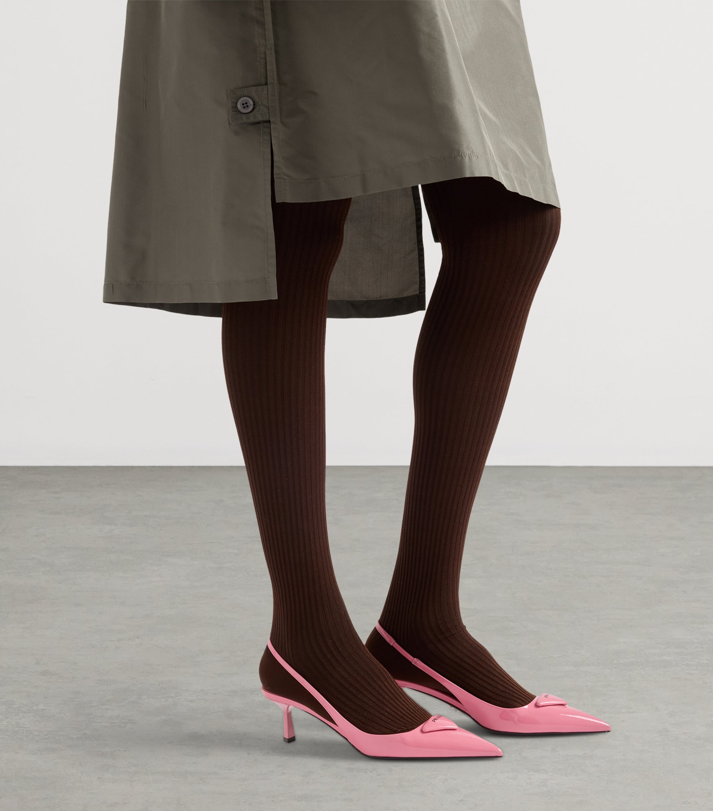 Patent Leather Slingback Pumps 55 F0442 Image 2