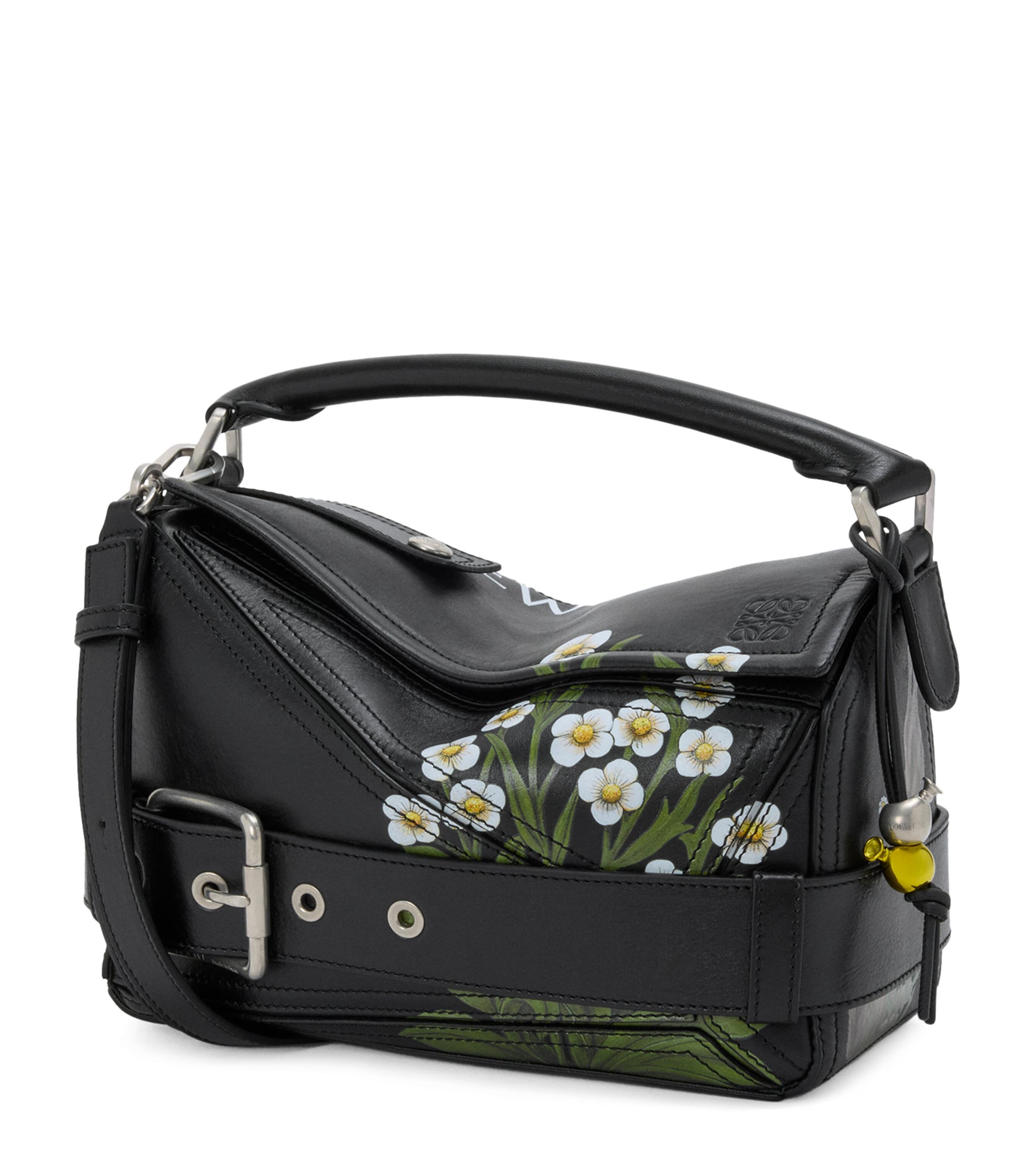 LOEWE Puzzle 10 Re-Edition William Morris Top-Handle Bag