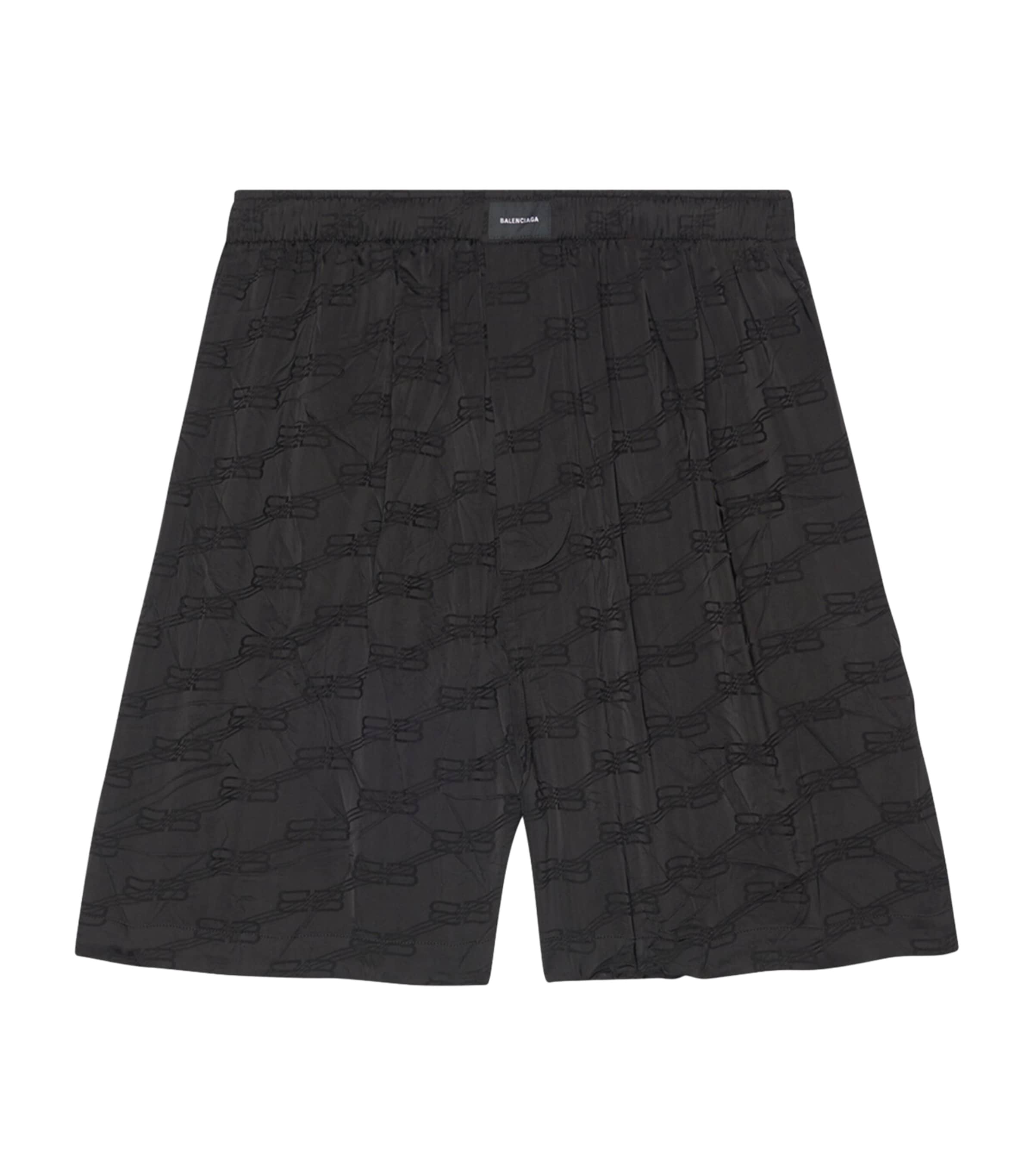 Creased BB Logo Print Shorts 1000 Image 1