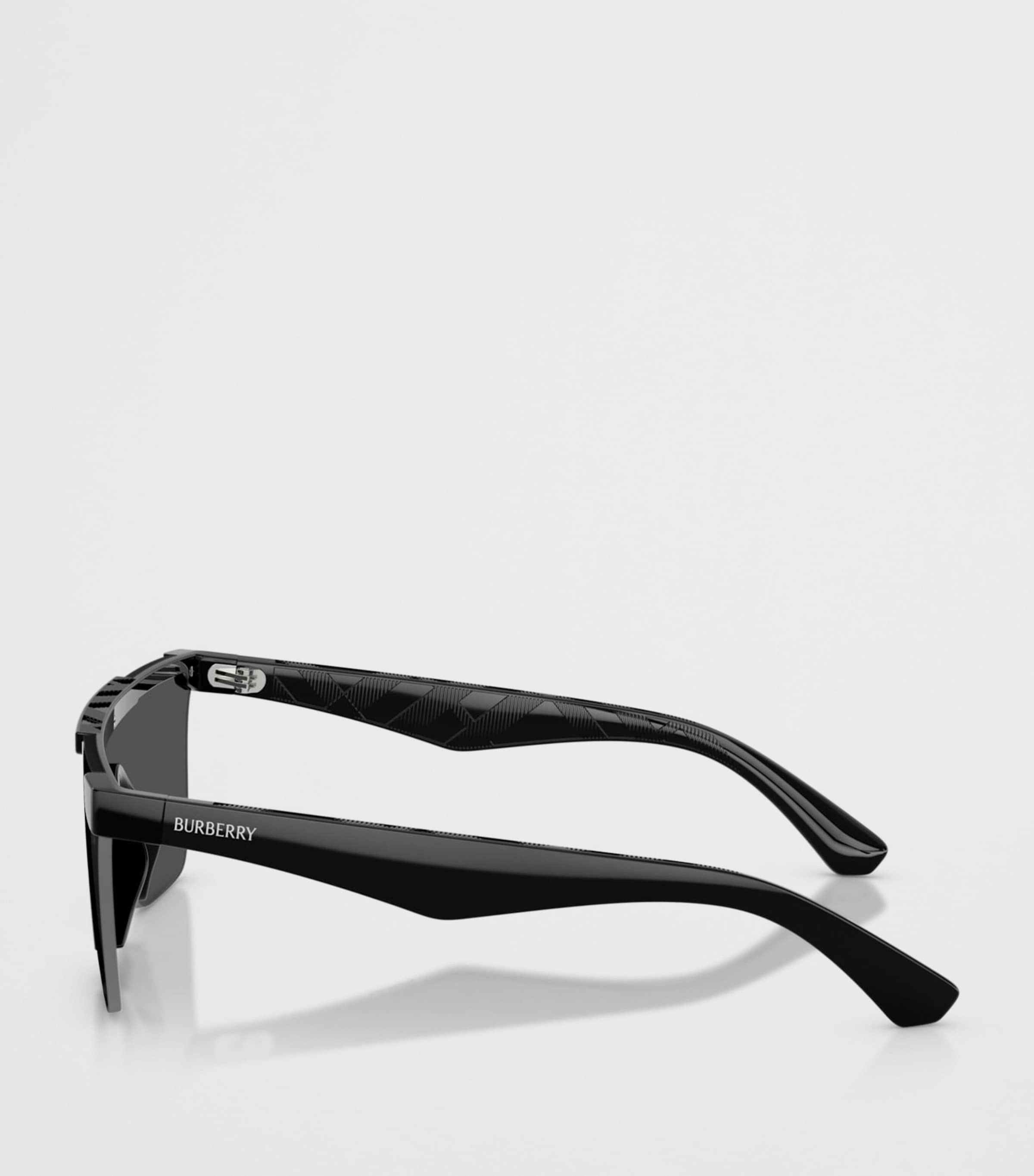 Burberry Injected BE4480D Rectangle Sunglasses Black Image 3