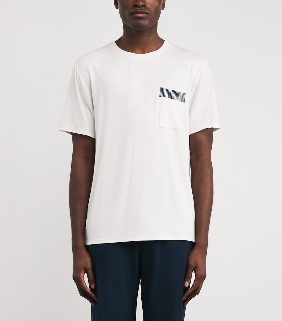 Agnes Lounge T-Shirt WHITE/ AGNES STRIPE Image 3
