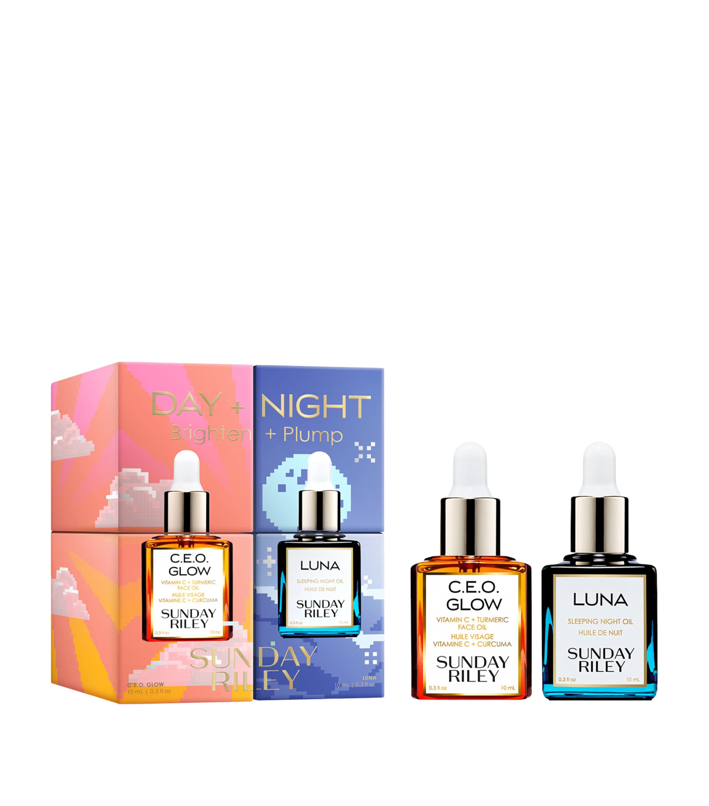 Sunday Riley Day + Night Bright Gift Set