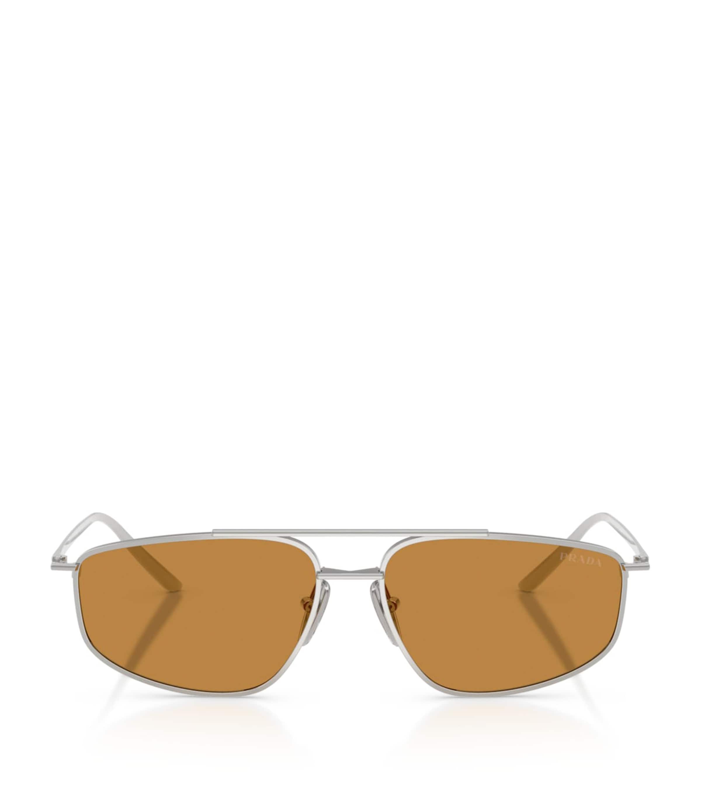 Metal Rectangular Sunglasses 1BC50P Image 1