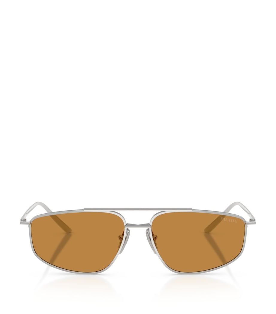 Metal Rectangular Sunglasses 1BC50P Image 1