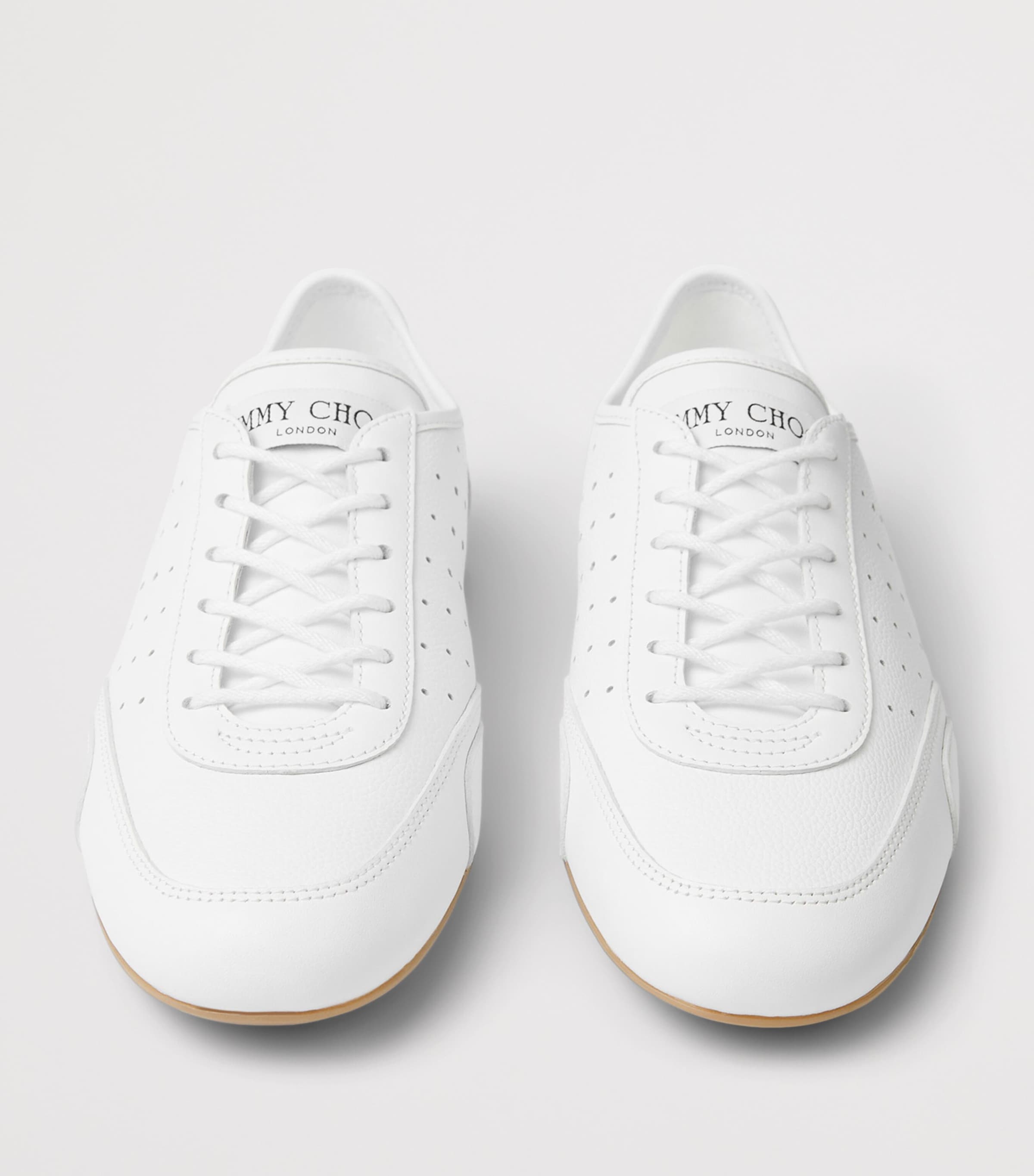 Jimmy Choo Leather Sunny Sneakers V White/gum Image 5