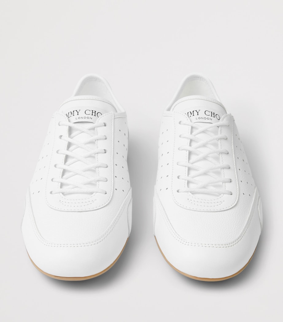 Jimmy Choo Leather Sunny Sneakers V White/gum Image 5