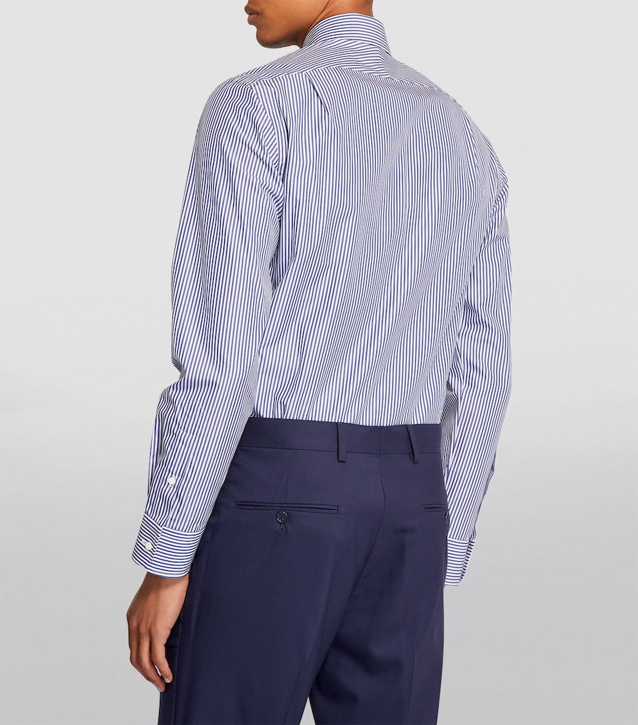 Striped Aston Shirt 2391 BL WHT Image 3