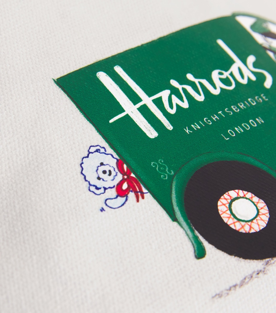 Mini Children's Harrods Van Tote Bag BLUE Image 4