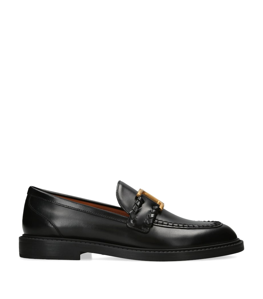 Chloé Leather Marcie Loafer Harrods UK