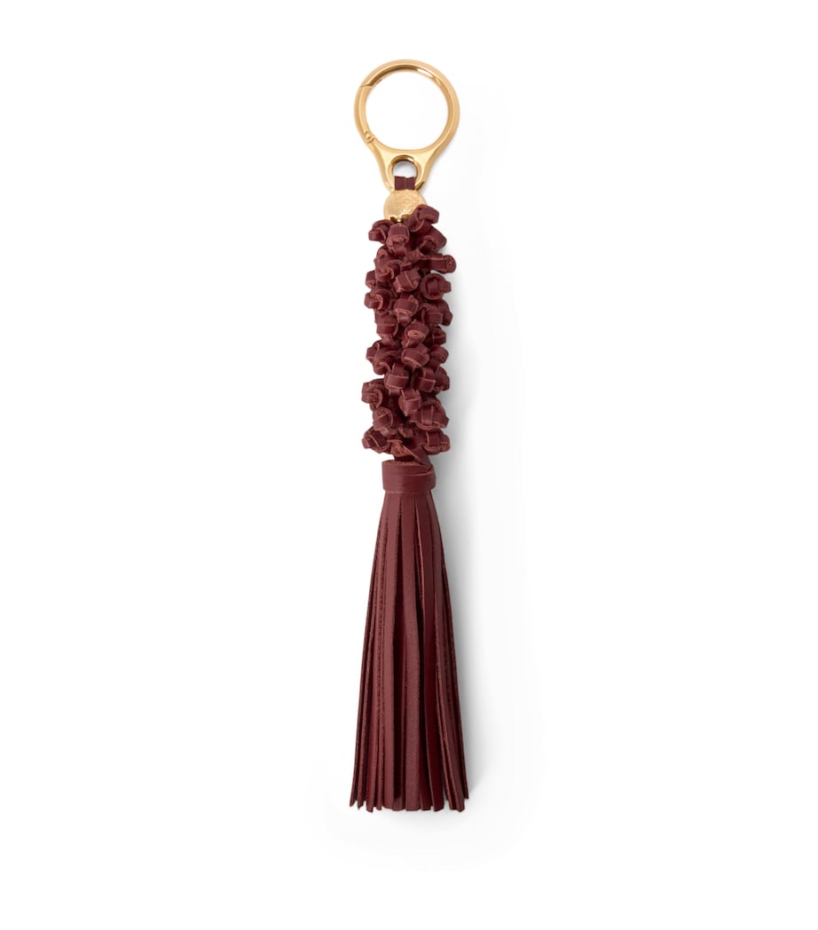 LOEWE Calfskin Braided Knot Charm Mahogany Image 1