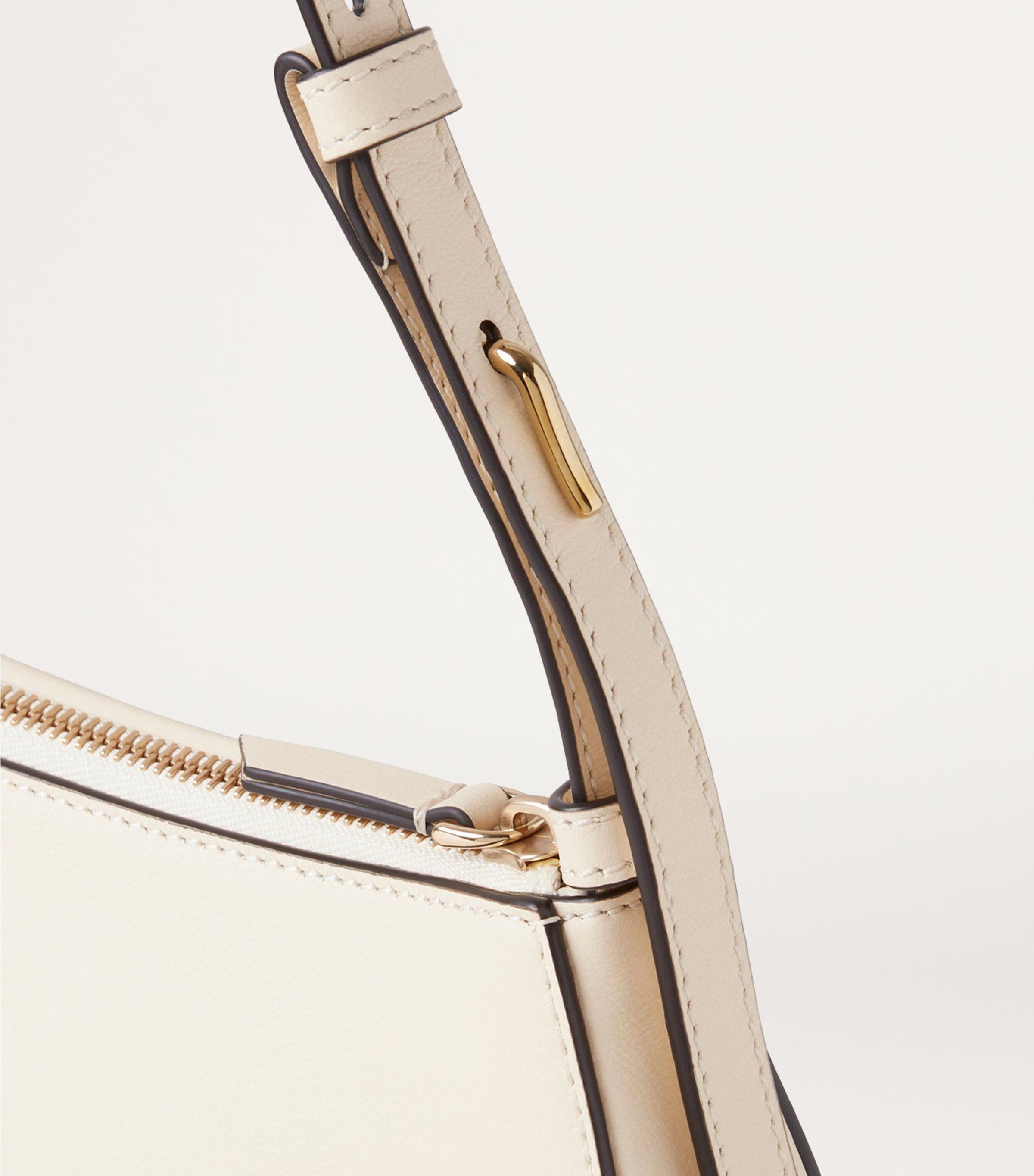 Leather Clovelly Shoulder Bag EGGSHELL Image 5