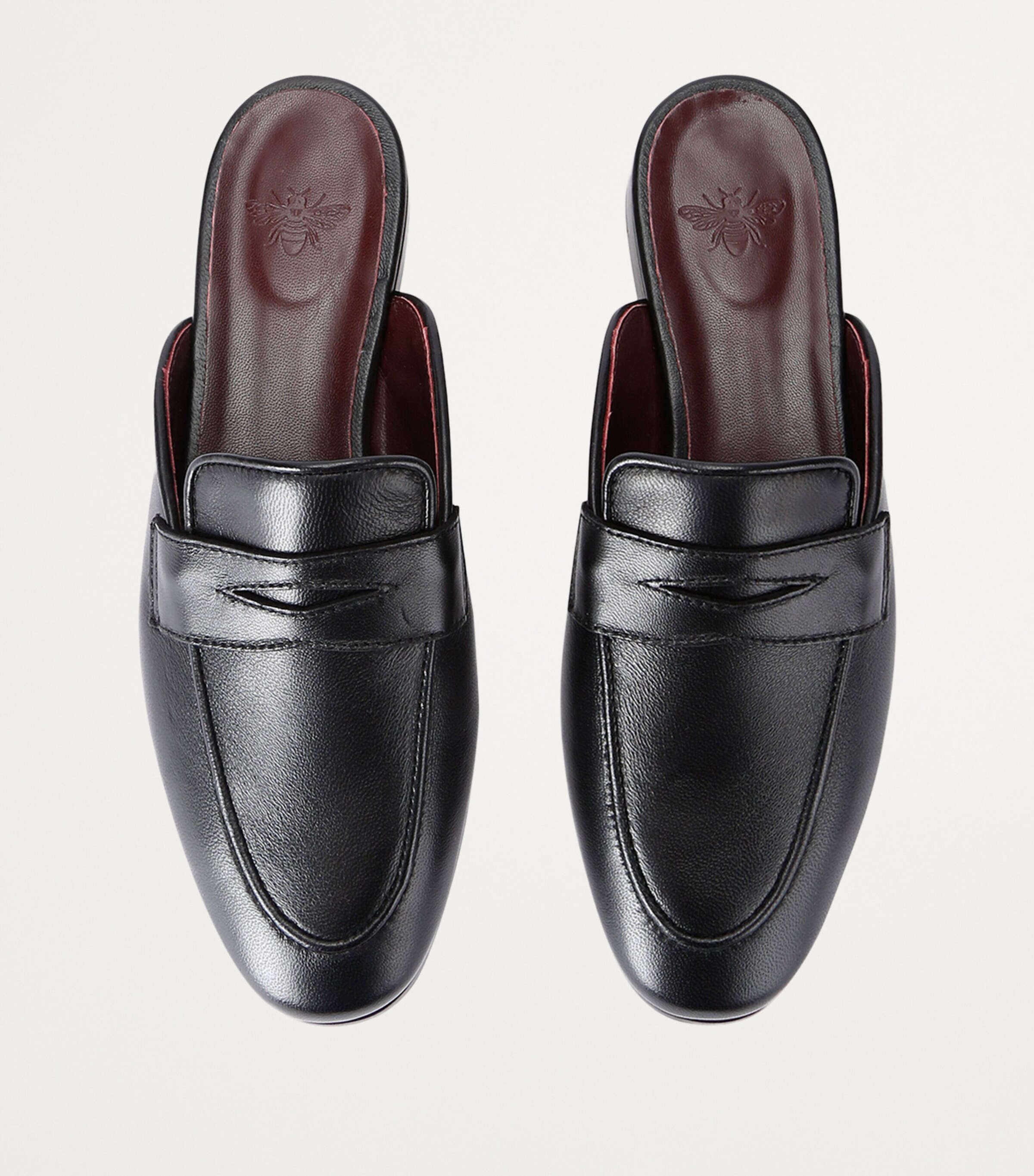 Bougeotte Leather Mules Black Image 4