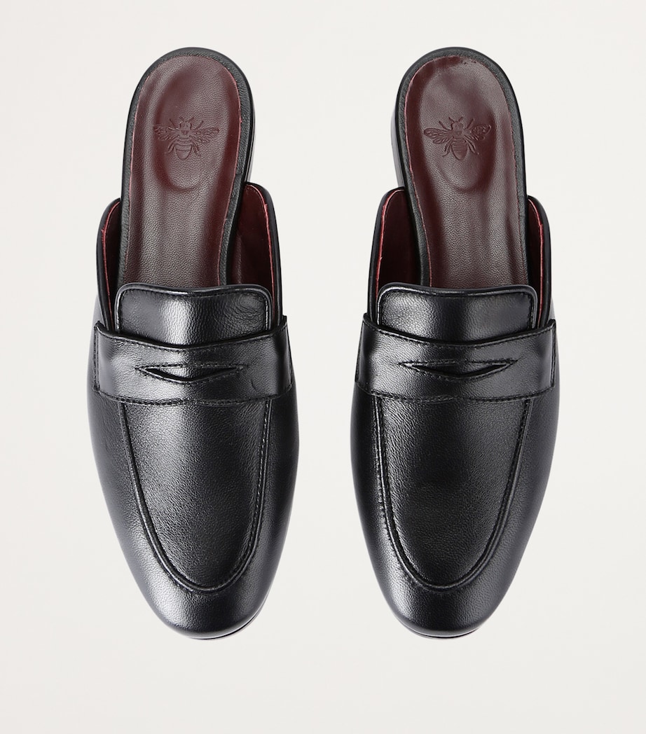 Bougeotte Leather Mules Black Image 4