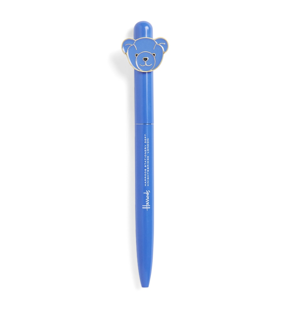 Teddy Bear Topper Ballpoint Pen BLUE Image 1