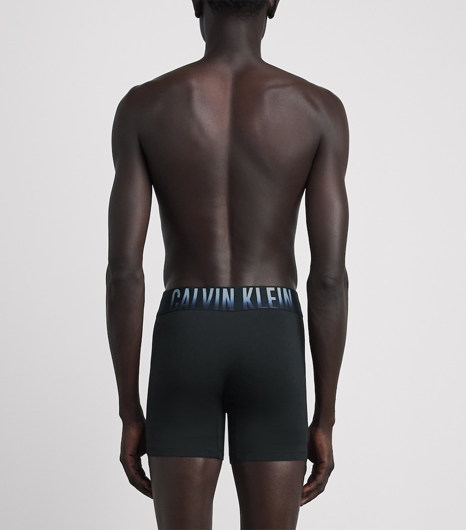 Calvin Klein Mens Stretch-Cotton Intense Power Trunks (Pack of 3) Plein Air Dark Image 3