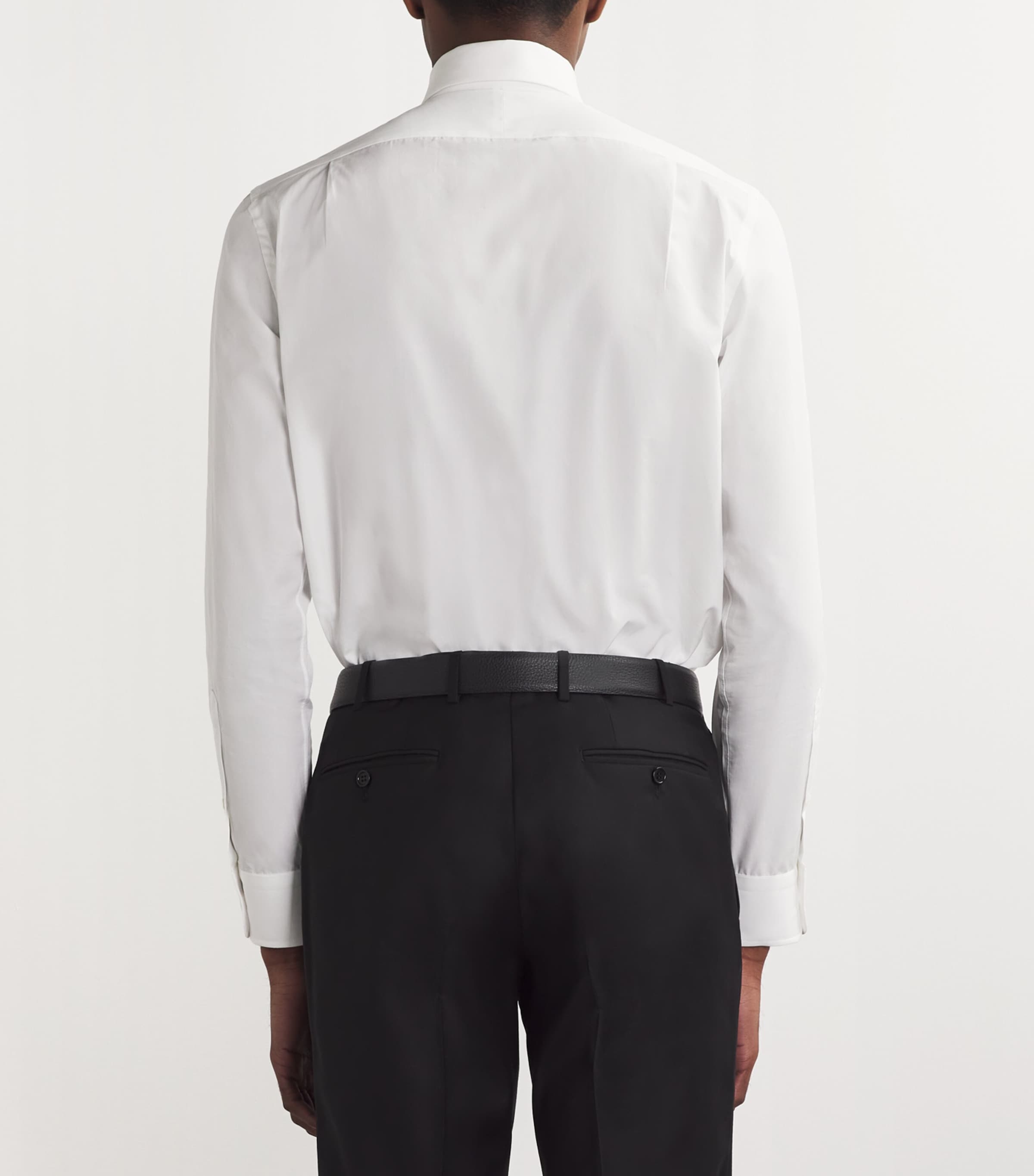 Canali Leather Arrow Belt Image 3