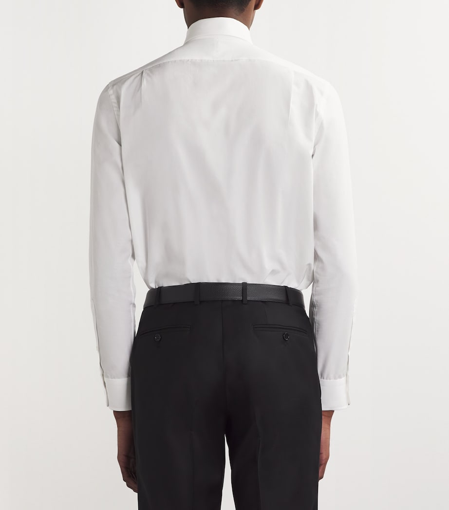 Canali Leather Arrow Belt Image 3