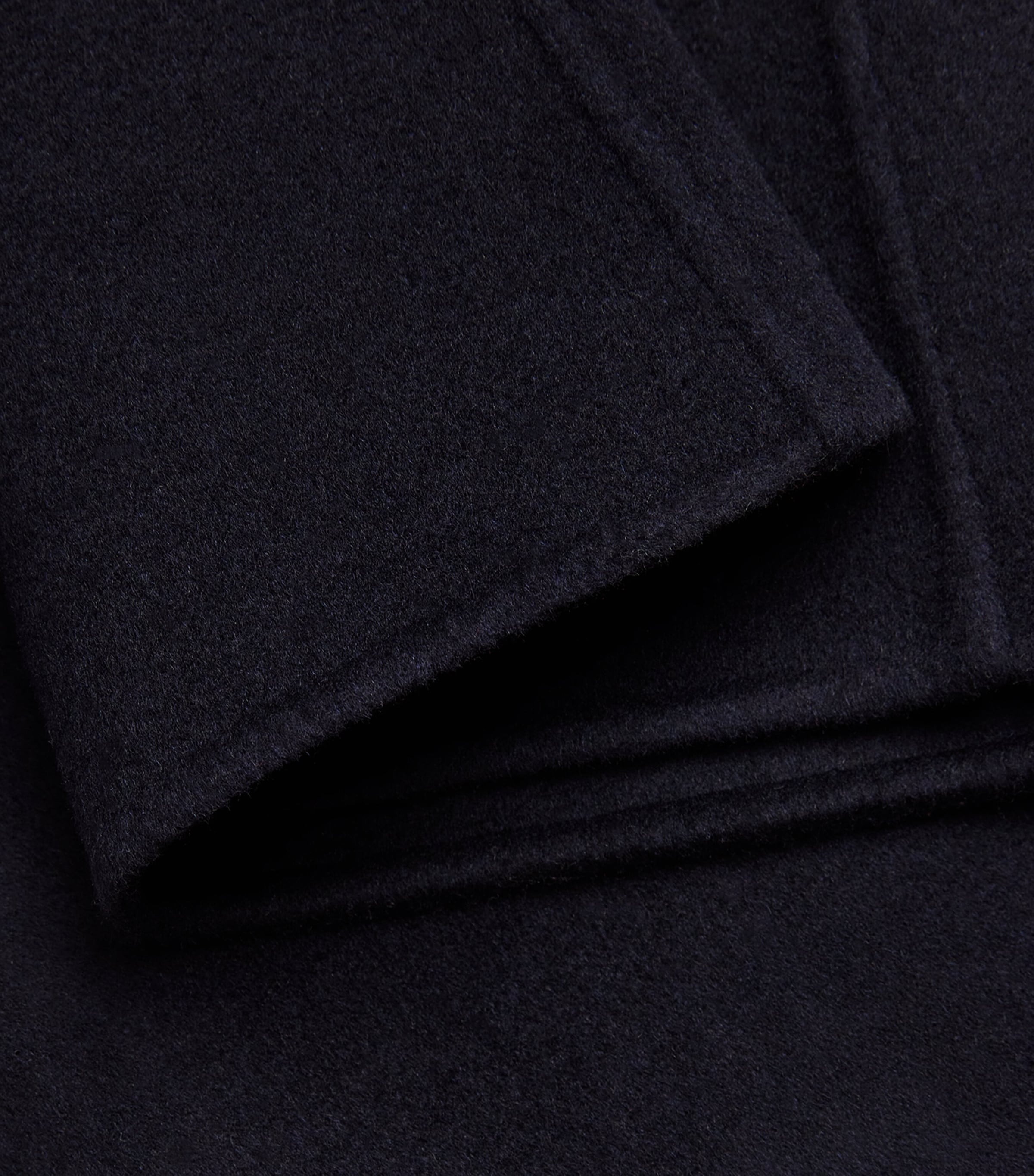 Wool Mini Skirt NAVY Image 5